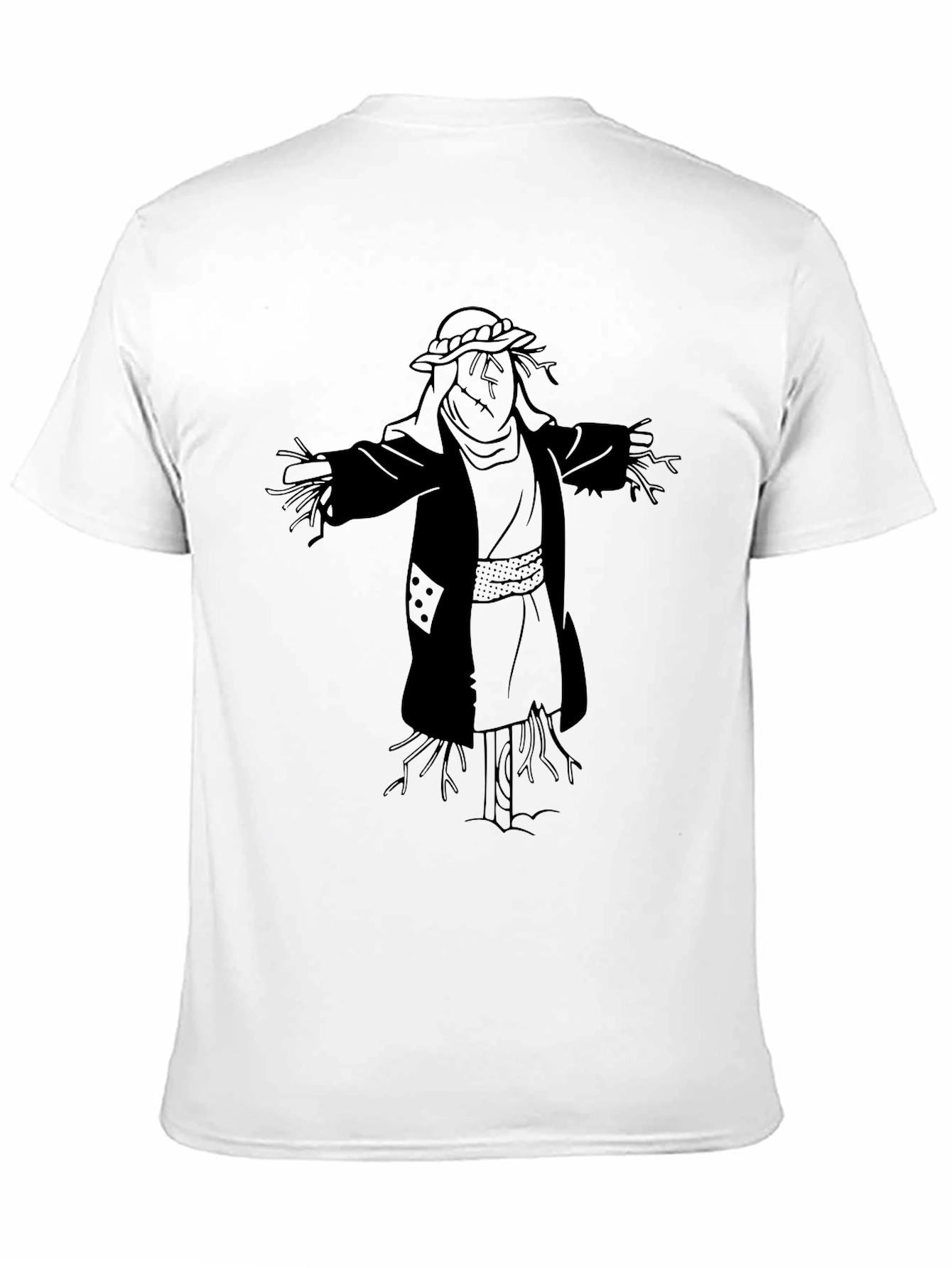 Scarecrow Graphic Tee - Spooky Season Shirt