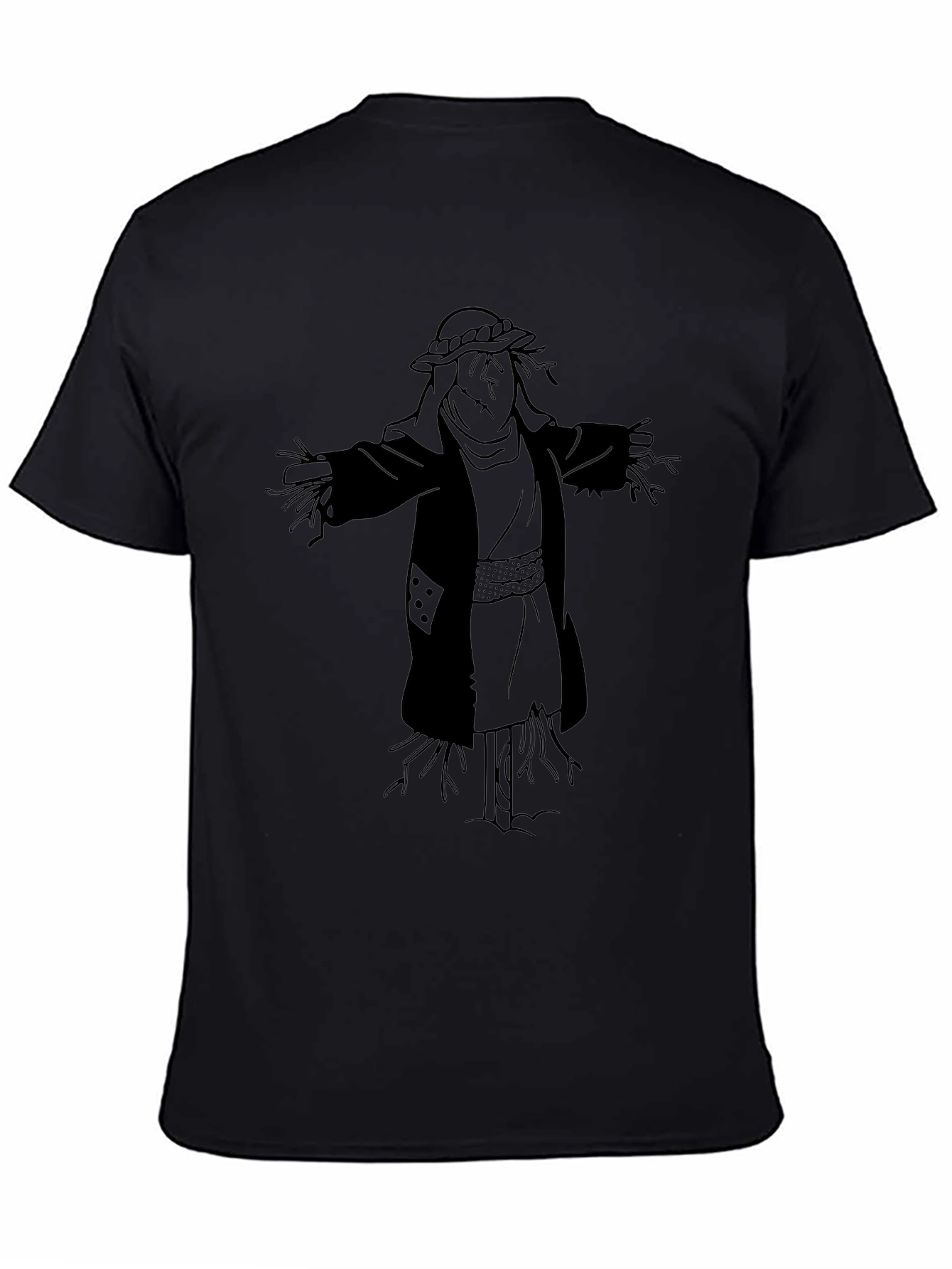 Scarecrow Graphic Tee - Spooky Season Shirt