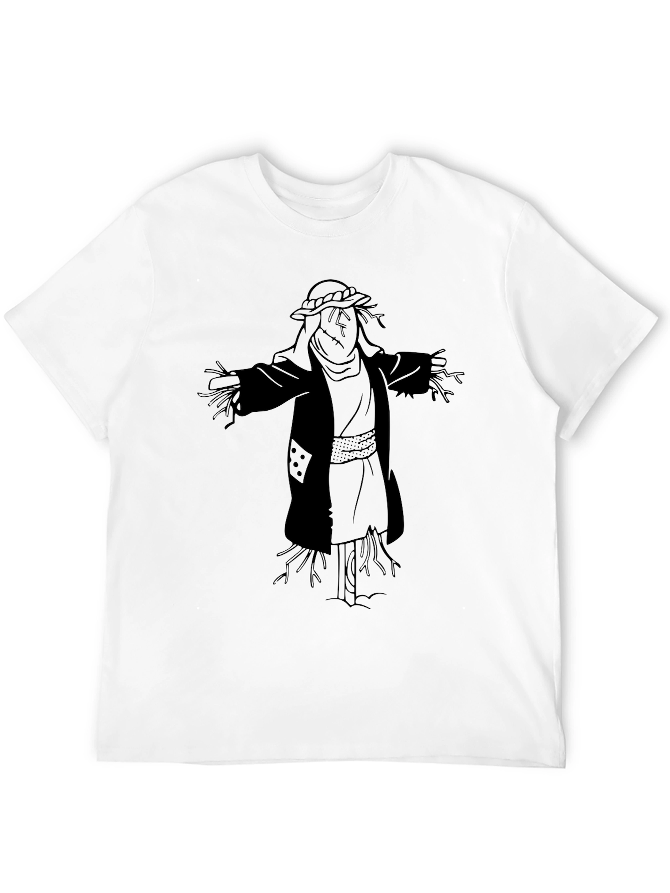 Scarecrow Graphic Tee - Spooky Season Shirt