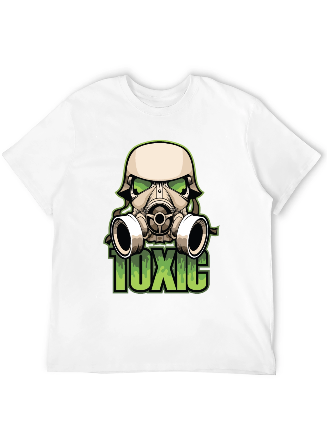Toxic Gas Mask Graphic Tee