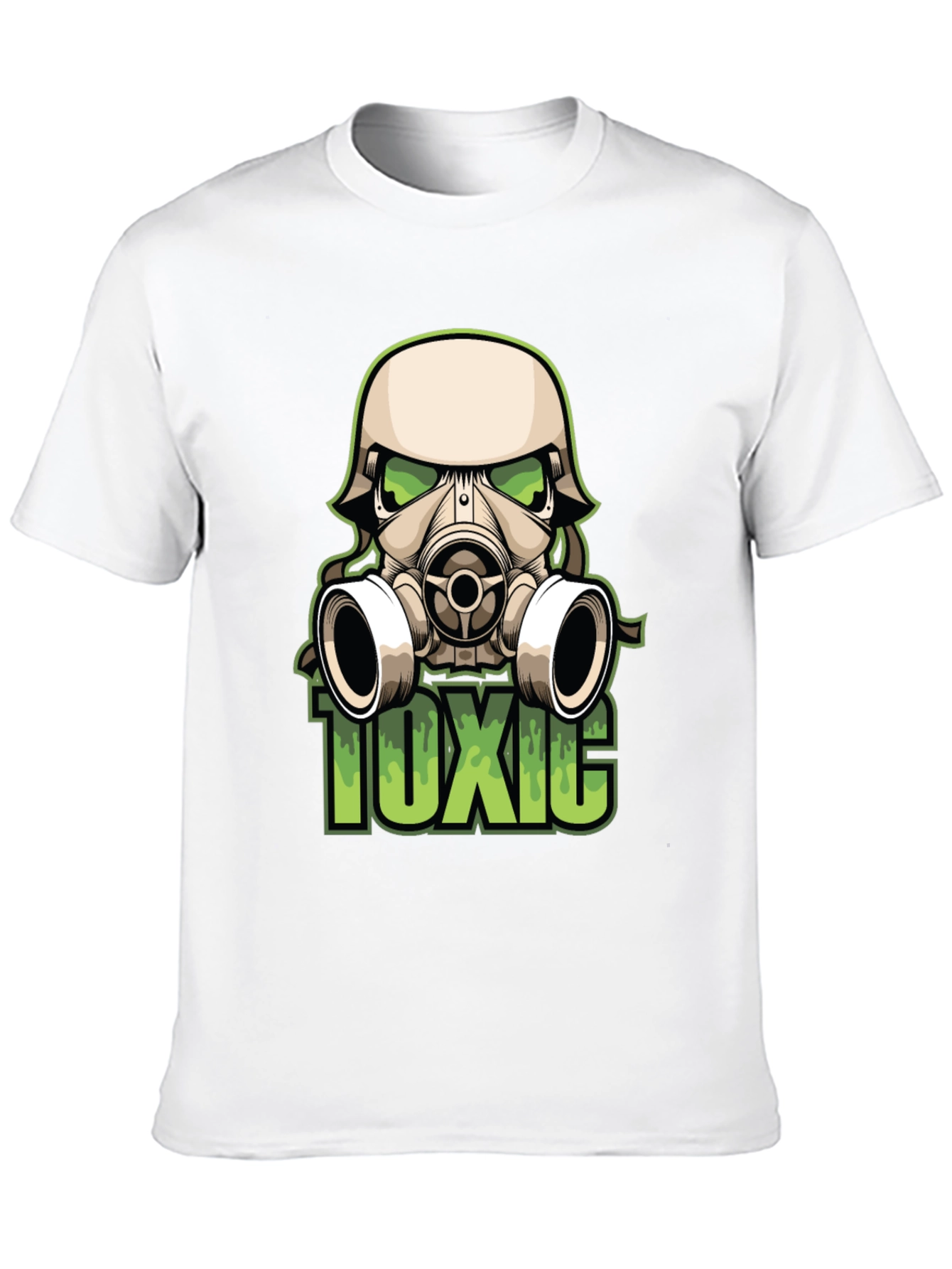 Toxic Gas Mask Graphic Tee