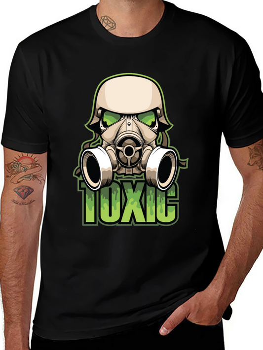 Toxic Gas Mask Graphic Tee