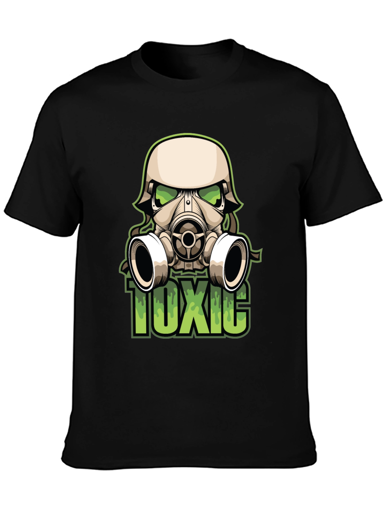 Toxic Gas Mask Graphic Tee