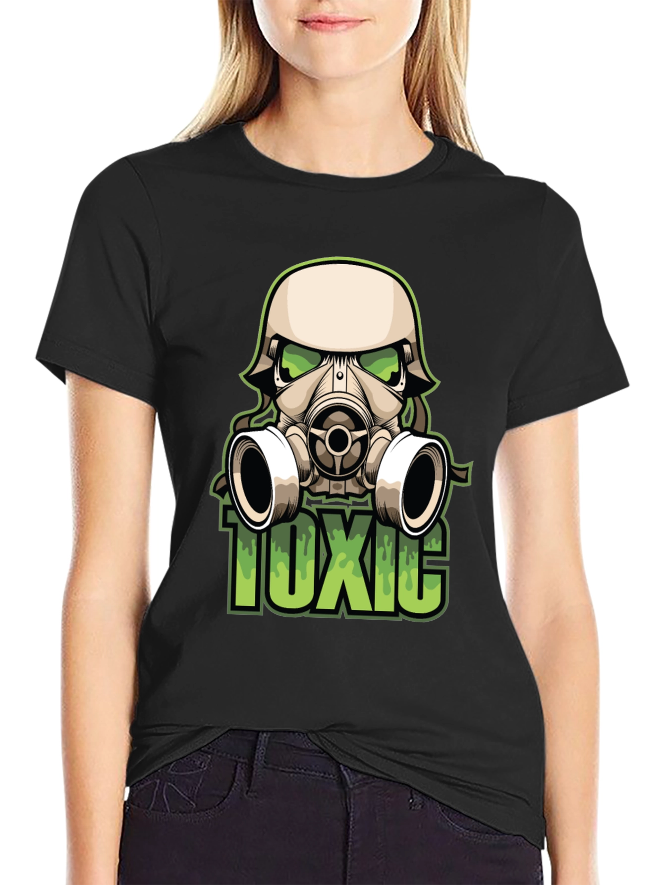 Toxic Gas Mask Graphic Tee