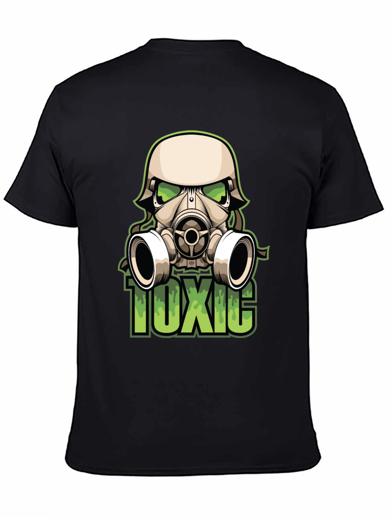 Toxic Gas Mask Graphic Tee