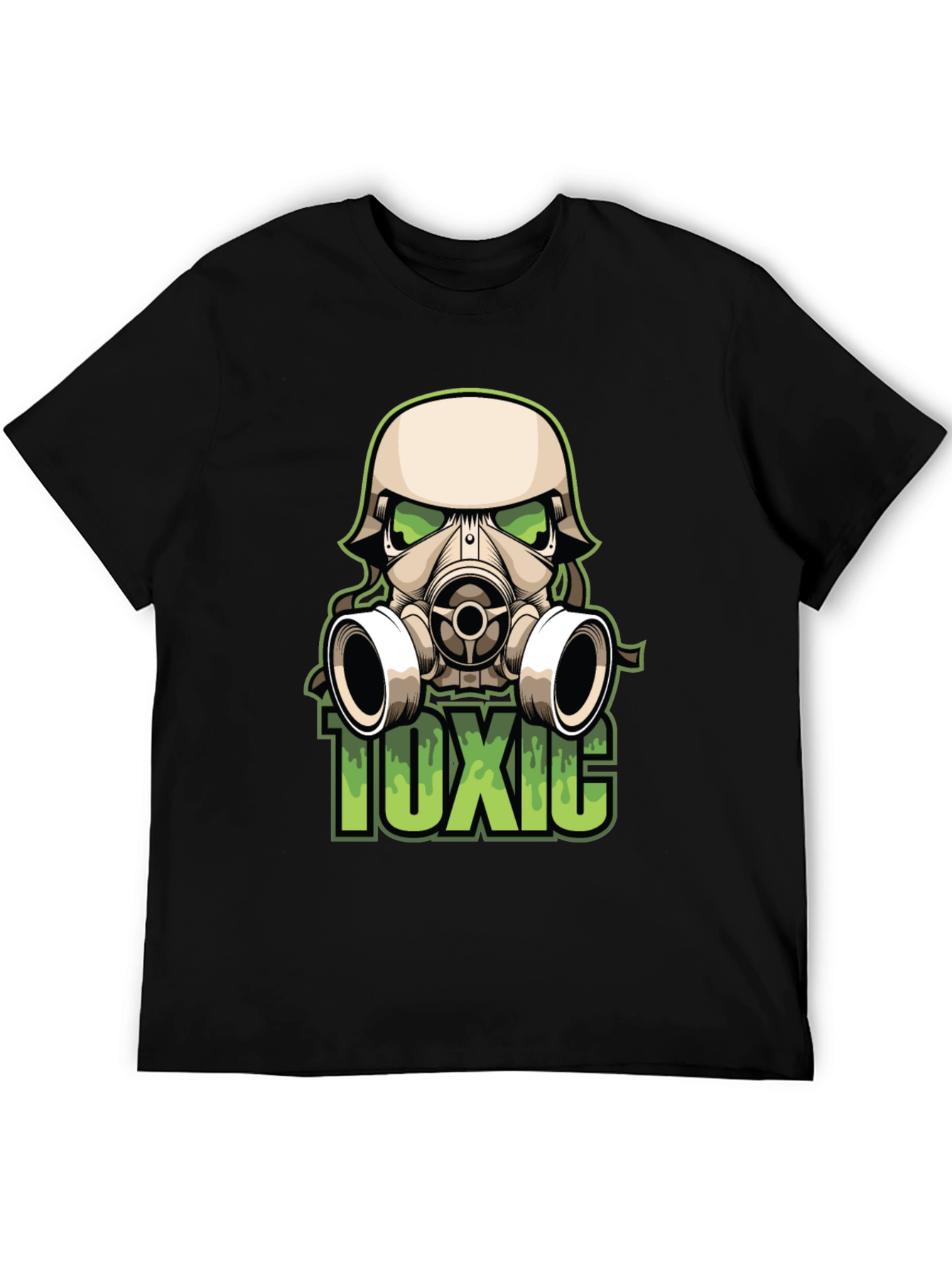 Toxic Gas Mask Graphic Tee