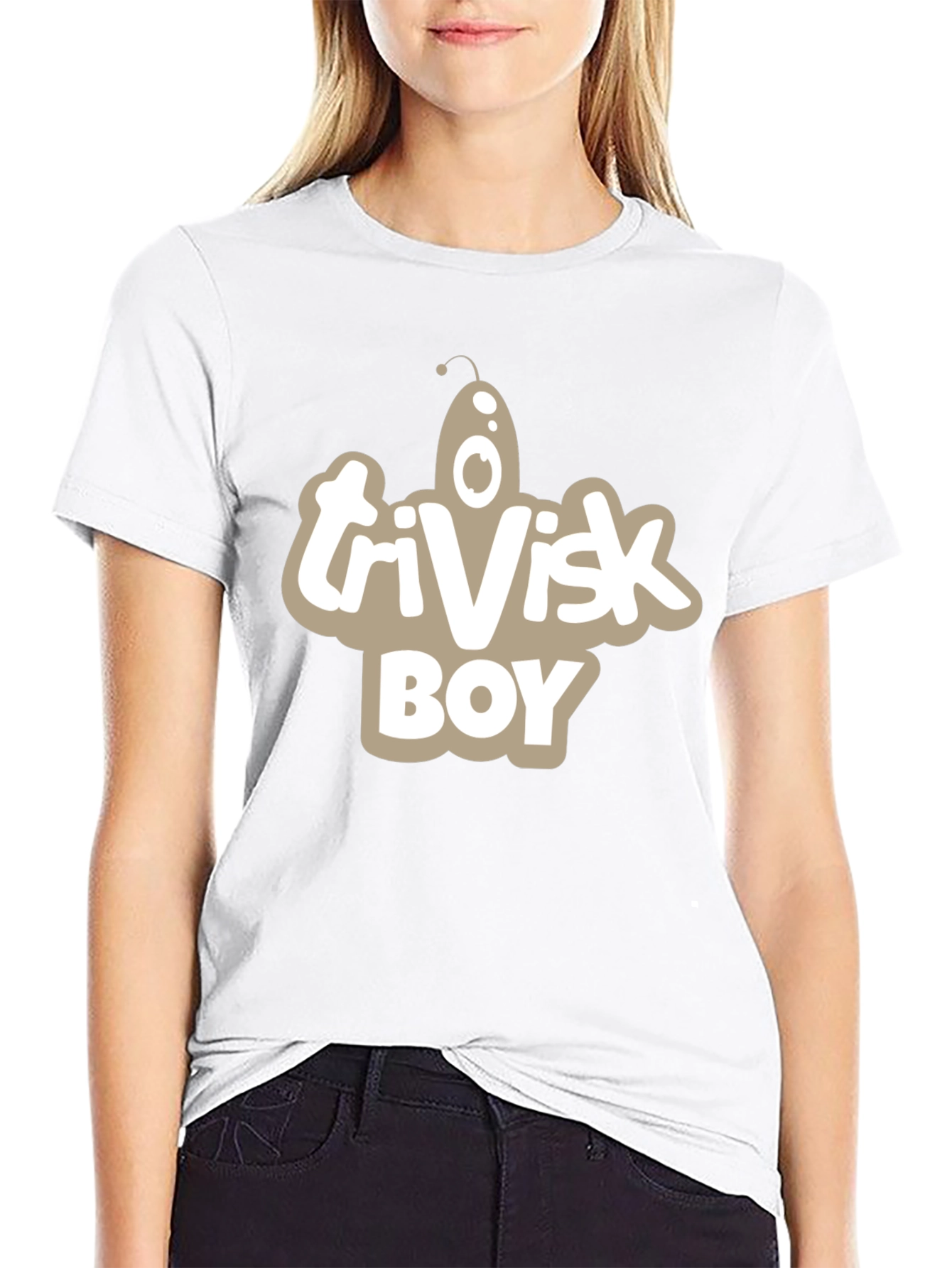 Trivisk Boy Graphic Tee - Funny Alien T-Shirt