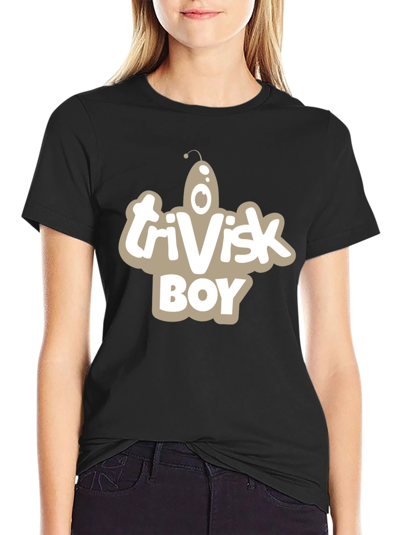 Trivisk Boy Graphic Tee - Funny Alien T-Shirt