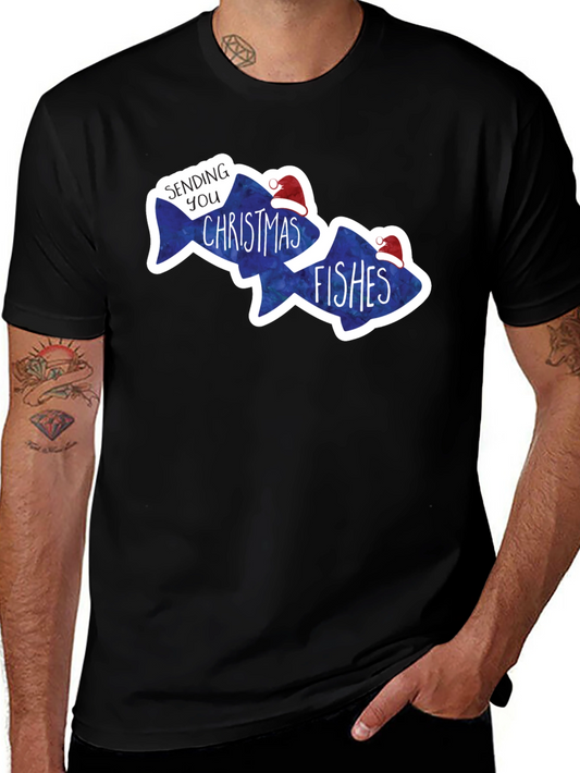 Sending You Christmas Fishes Graphic Tee