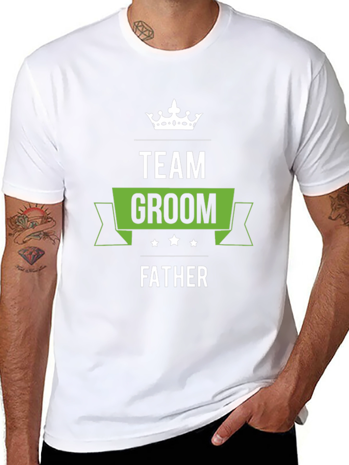 Team Groom Father T-Shirt - Wedding Celebration Tee