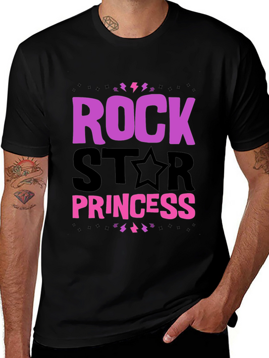 Rockstar Princess T-Shirt - Black Graphic Tee