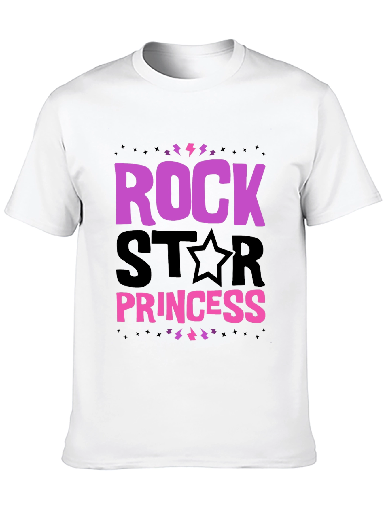 Rockstar Princess T-Shirt - Black Graphic Tee