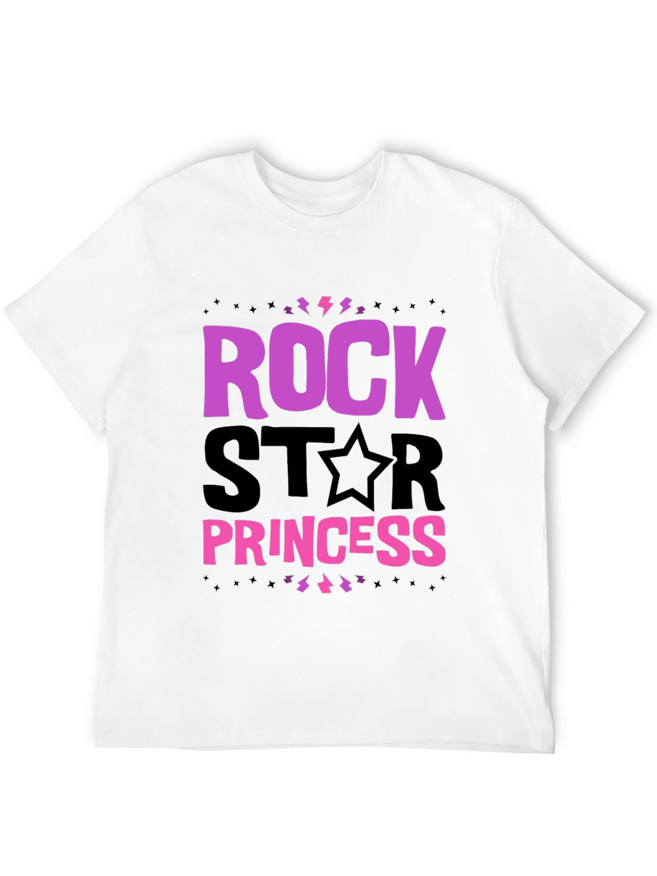 Rockstar Princess T-Shirt - Black Graphic Tee
