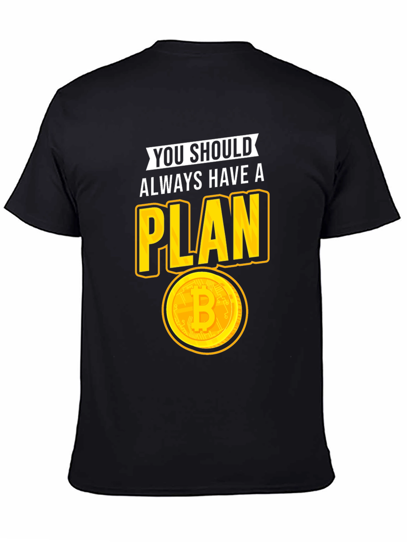 Bitcoin Plan Graphic Tee - Crypto Lovers T-Shirt