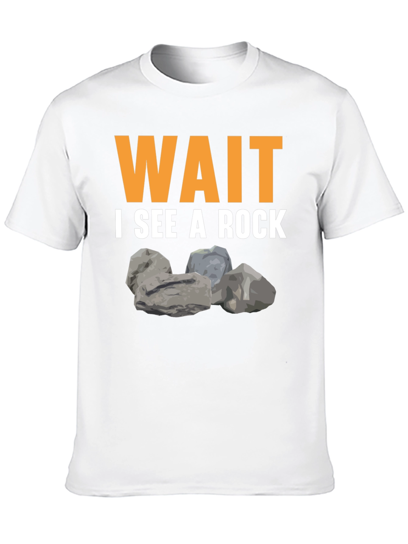 Wait I See A Rock Graphic T-Shirt