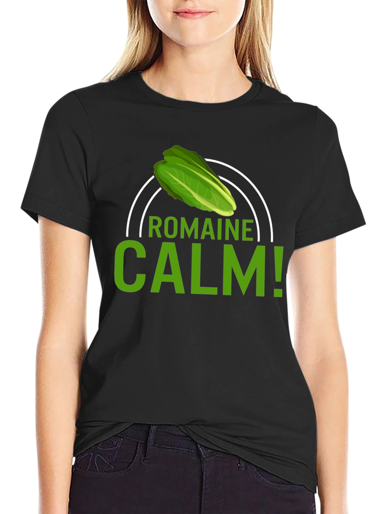 Romaine Calm T-Shirt - Funny Foodie Tee