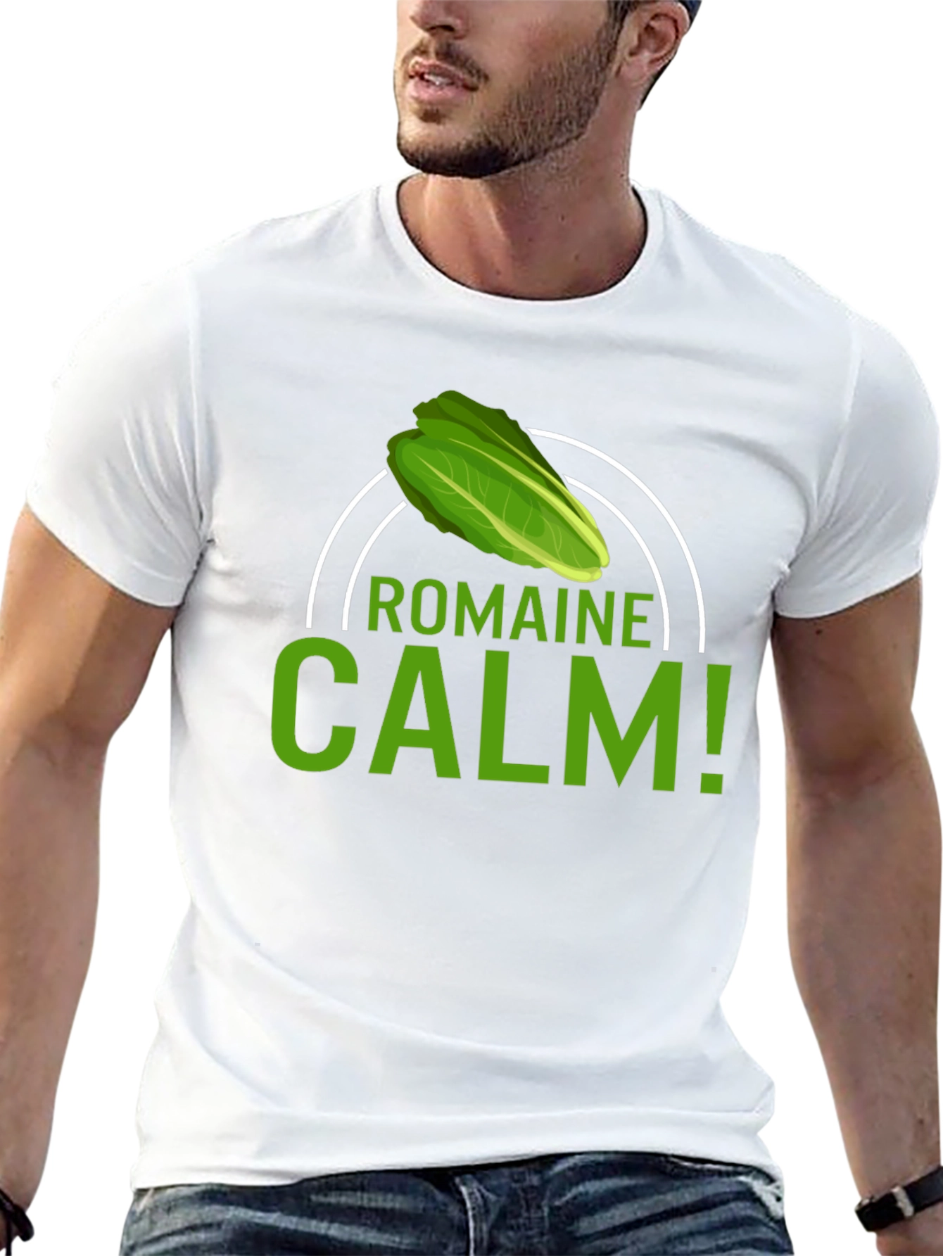 Romaine Calm T-Shirt - Funny Foodie Tee