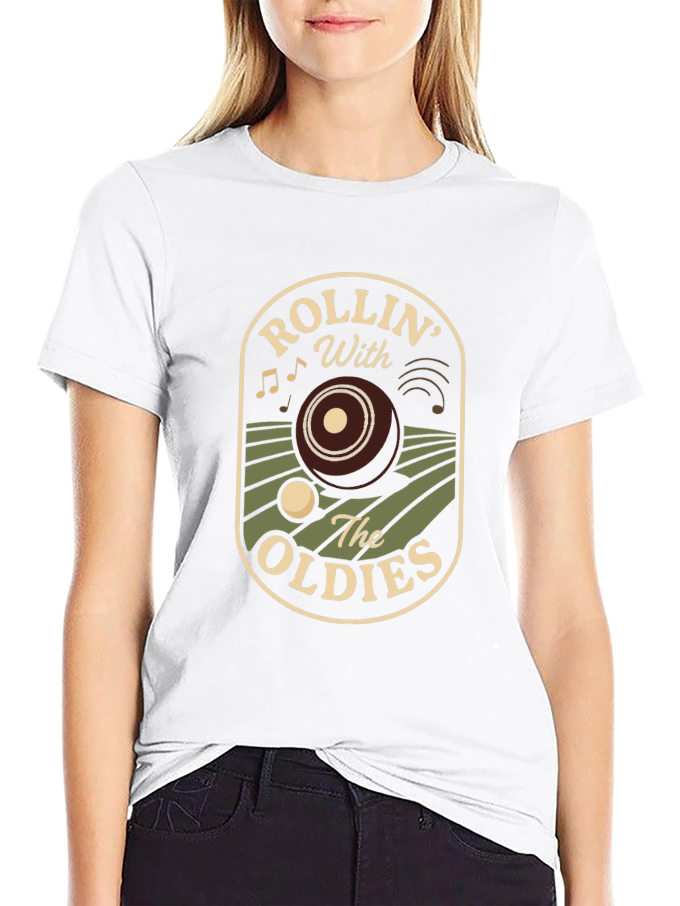 Rollin With The Oldies Graphic Tee