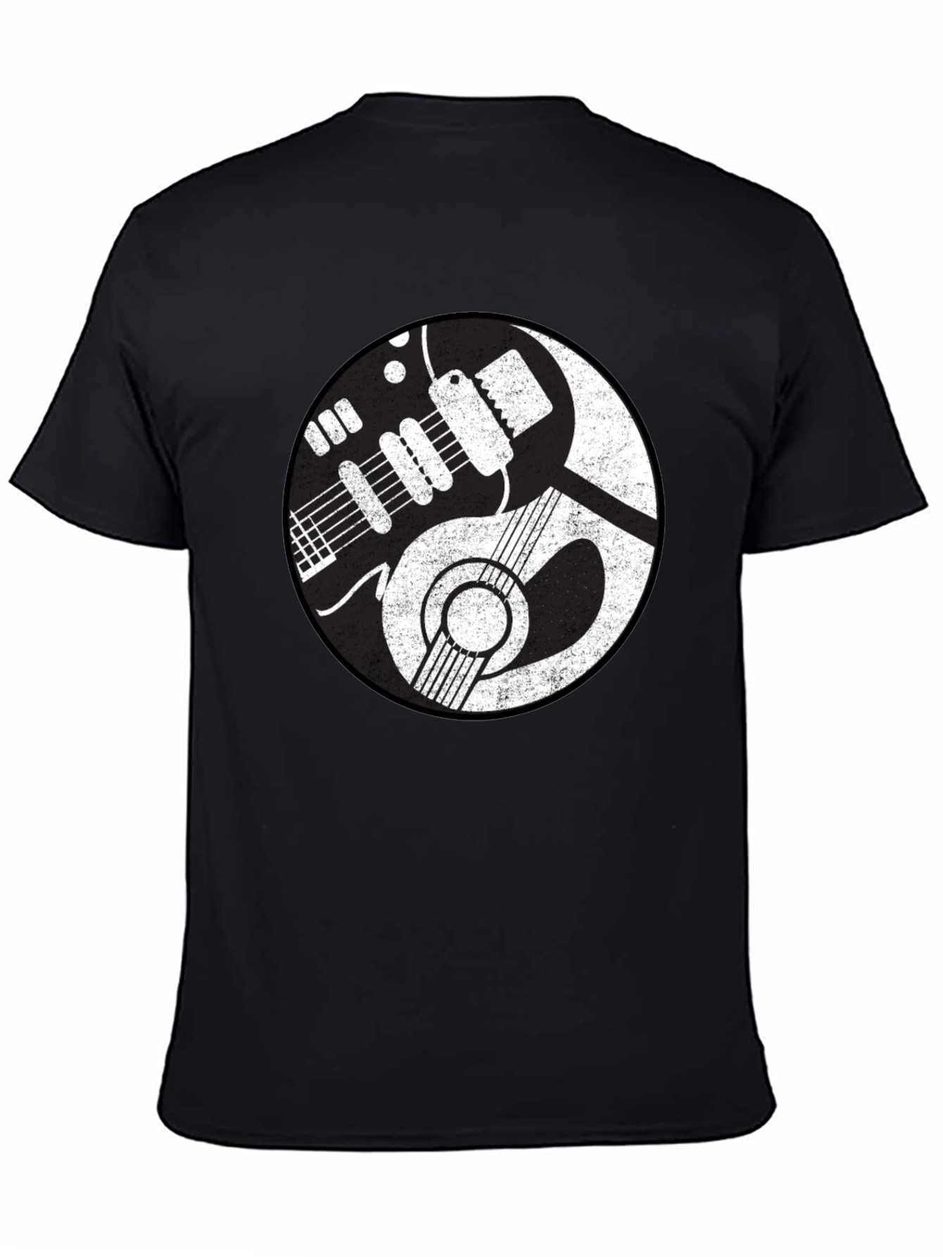 Yin Yang Guitar T-Shirt - Music Lover Tee