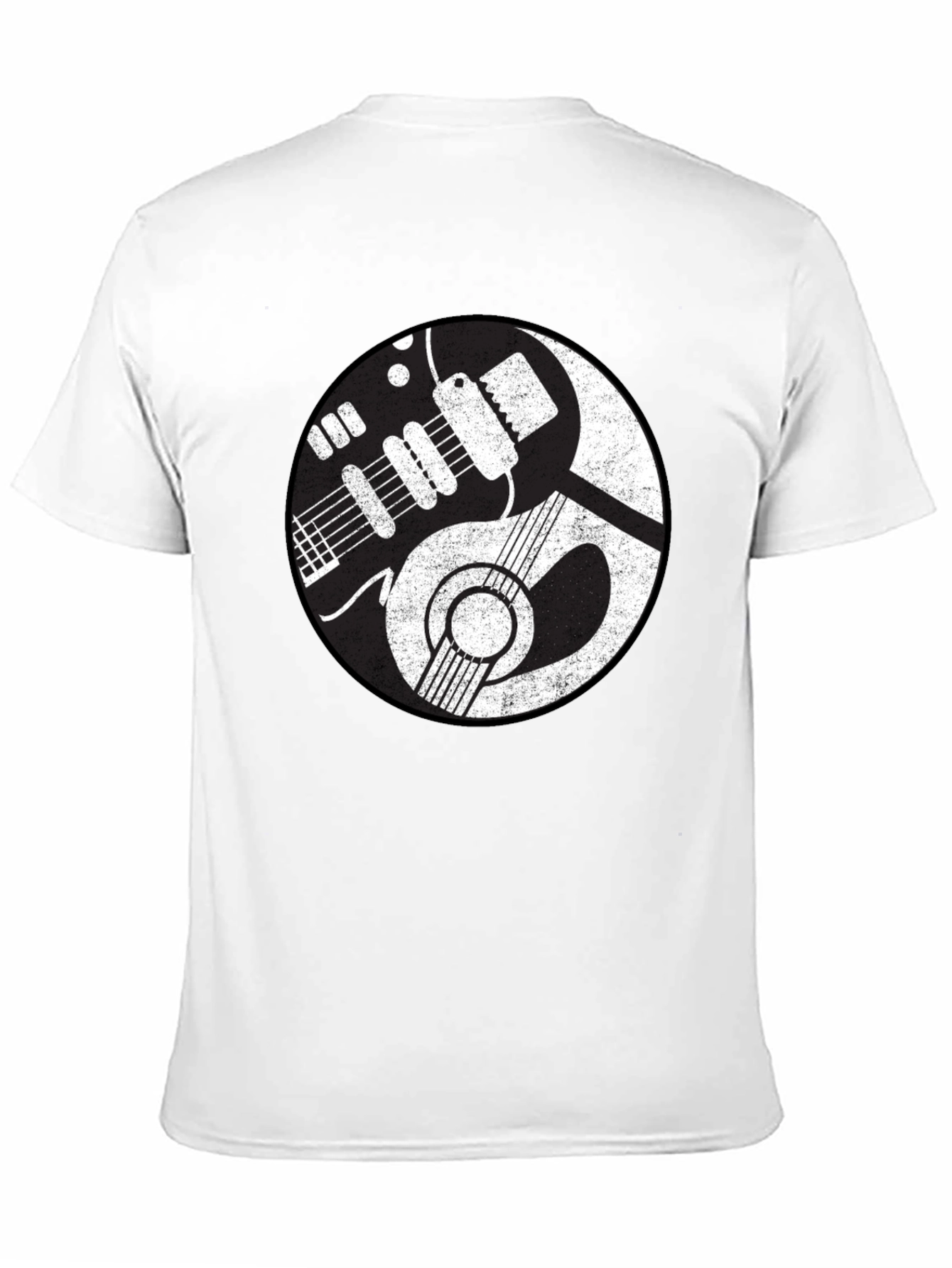 Yin Yang Guitar T-Shirt - Music Lover Tee