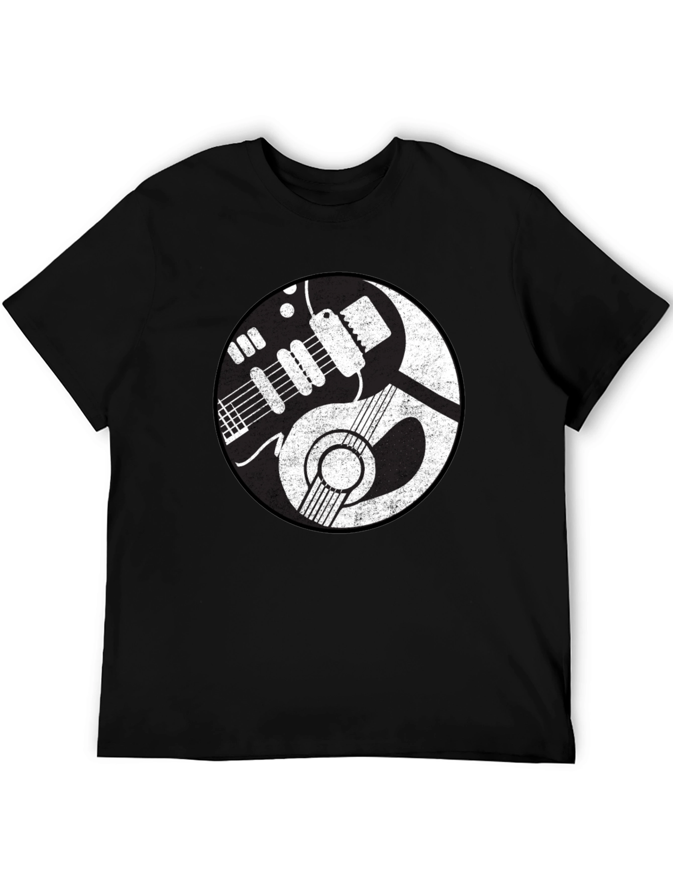 Yin Yang Guitar T-Shirt - Music Lover Tee