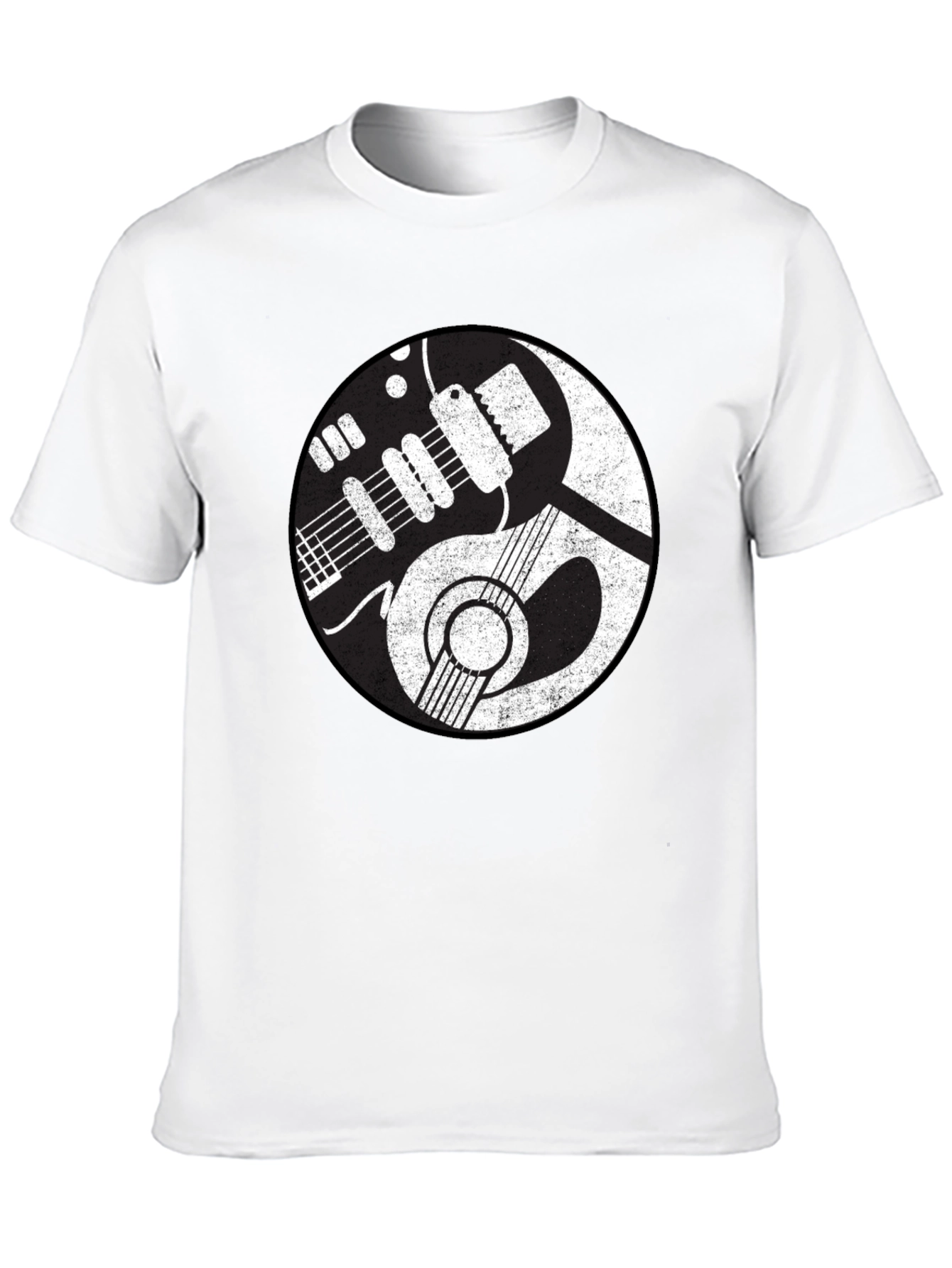 Yin Yang Guitar T-Shirt - Music Lover Tee