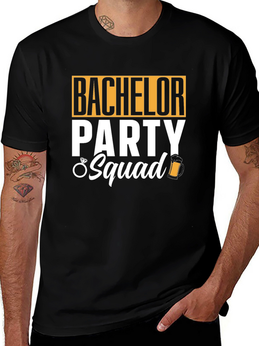 Bachelor Party Squad T-Shirt - Celebrate in Style!