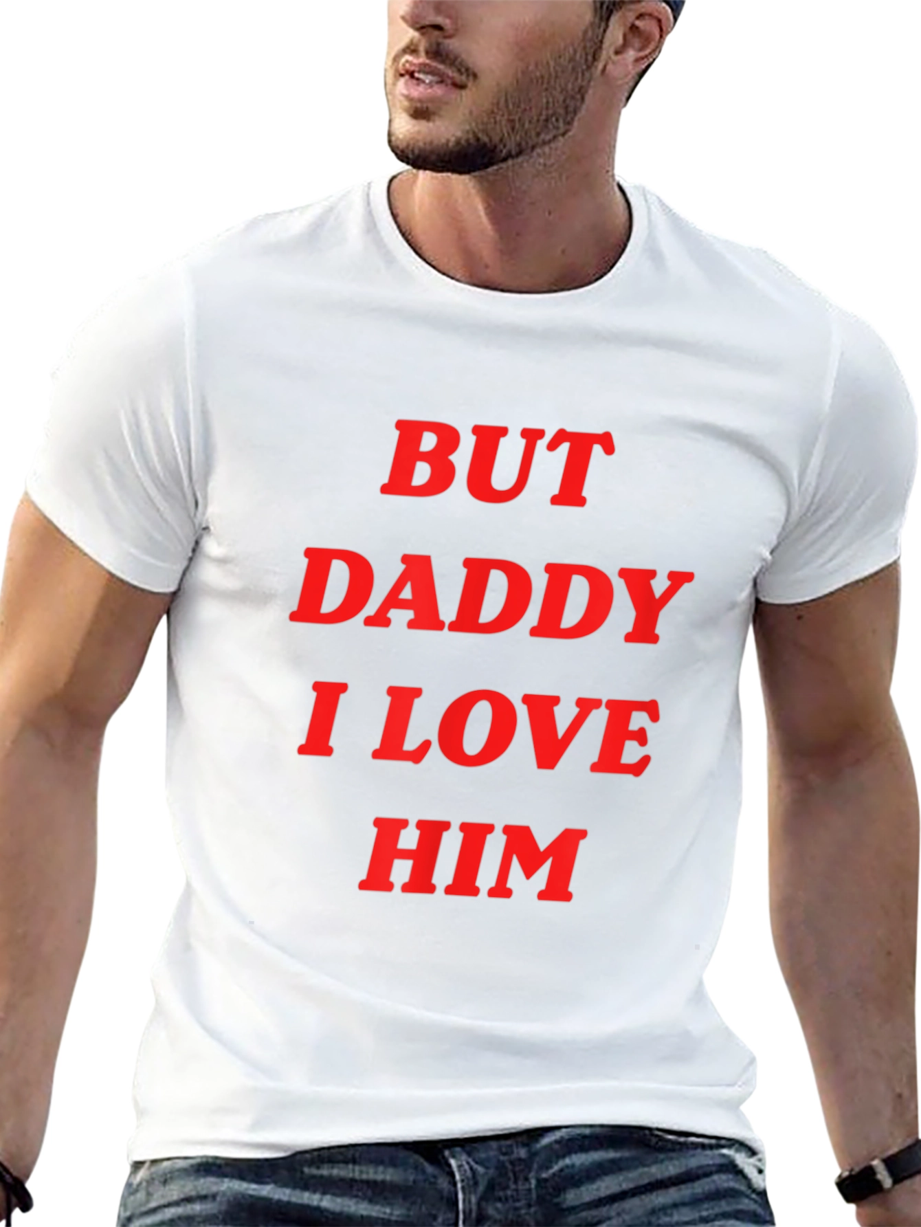 But Daddy I Love Him Graphic Tee - Black