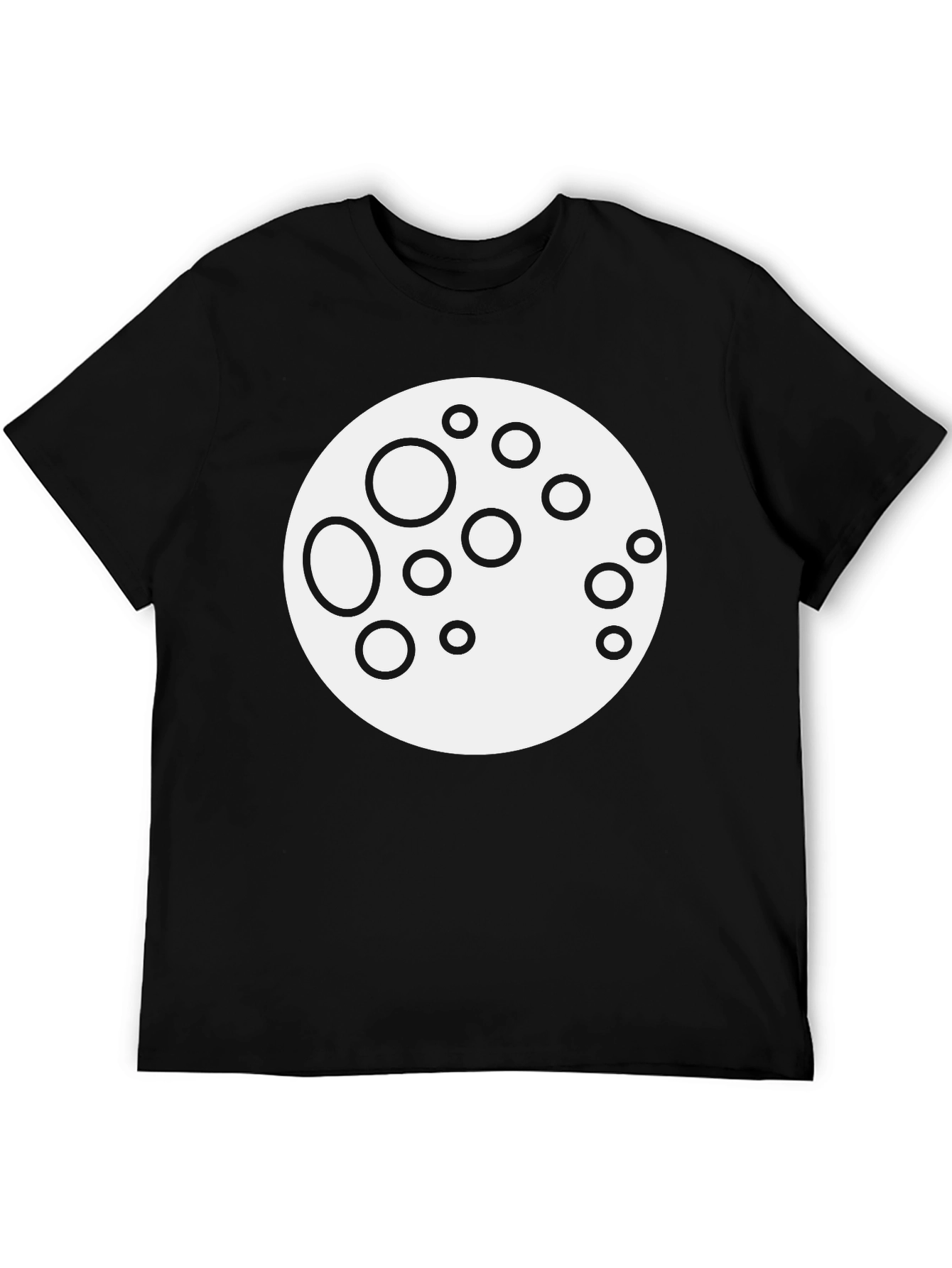 Abstract Graphic Print Crew Neck T-Shirt