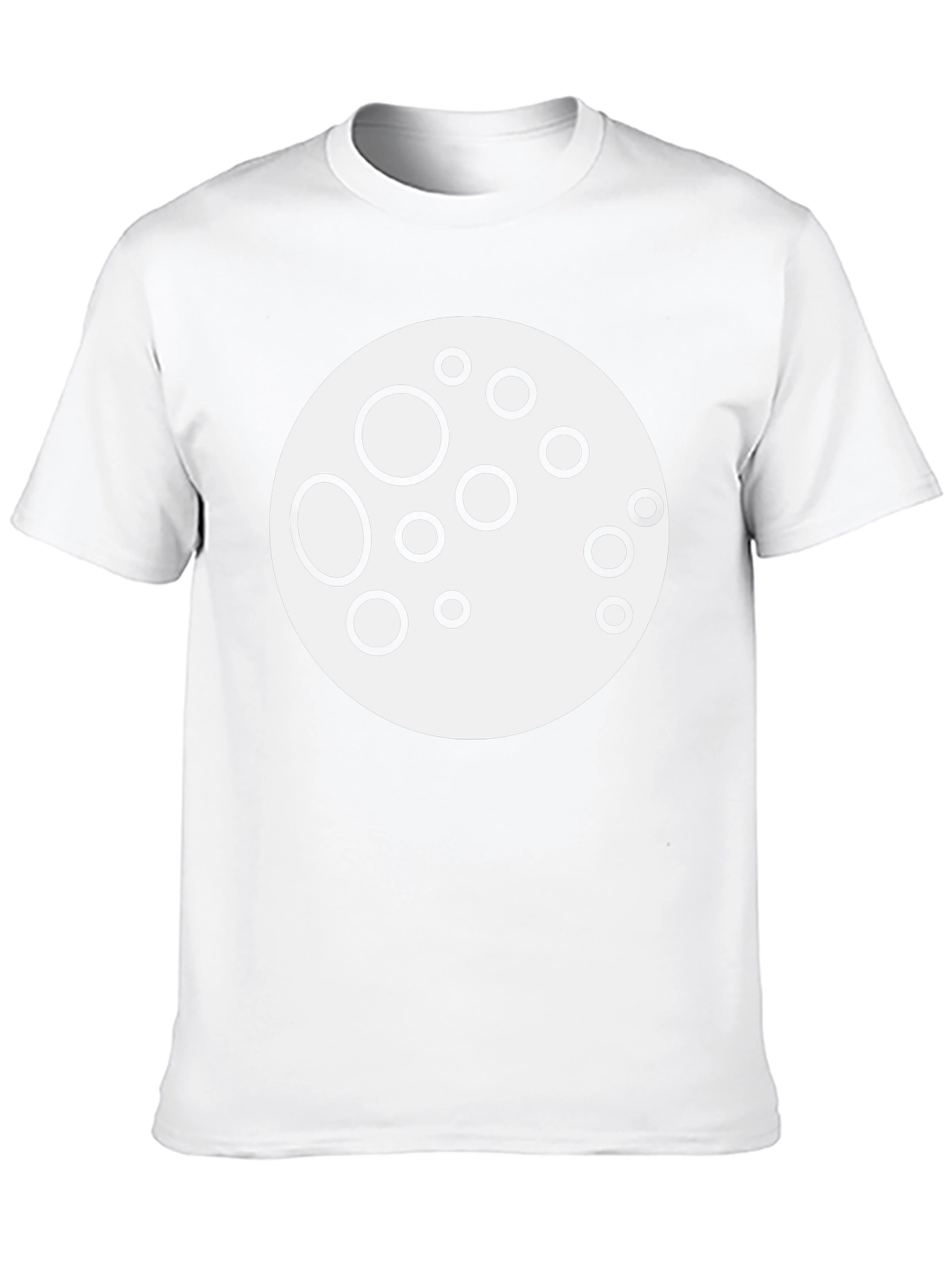 Abstract Graphic Print Crew Neck T-Shirt