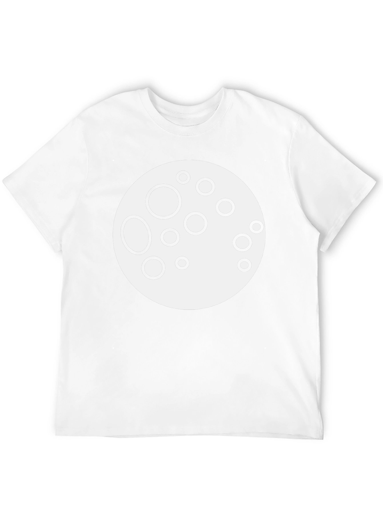 Abstract Graphic Print Crew Neck T-Shirt