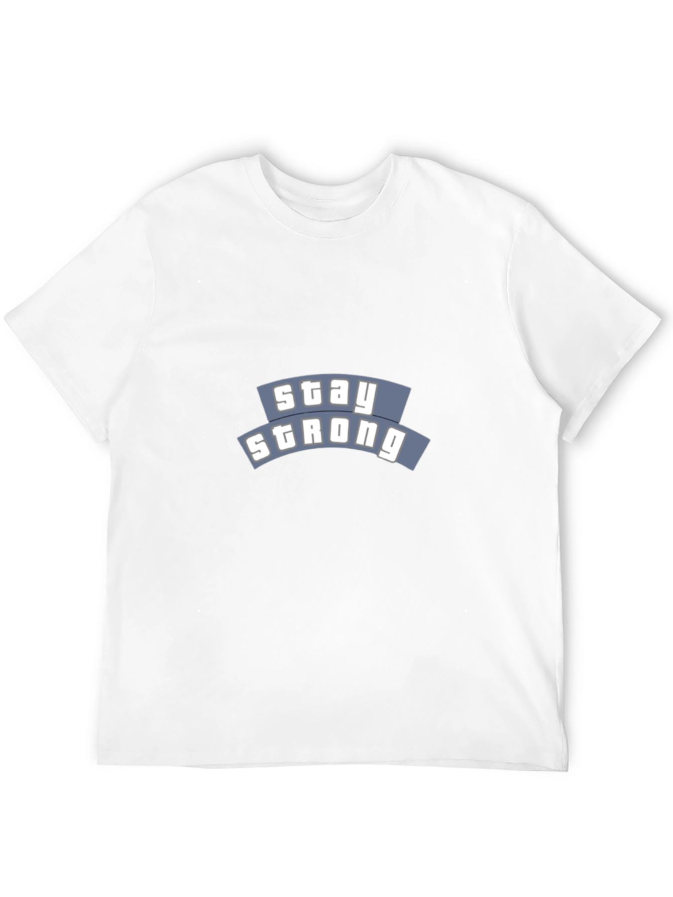 Stay Strong Black Graphic T-Shirt
