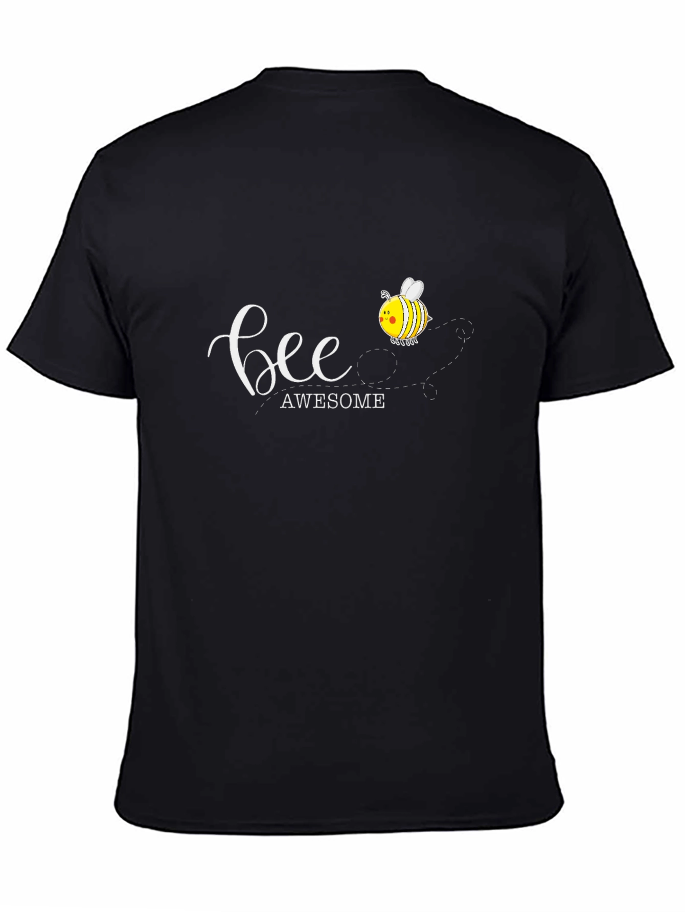 Bee Awesome Graphic T-Shirt - Black Cotton Tee