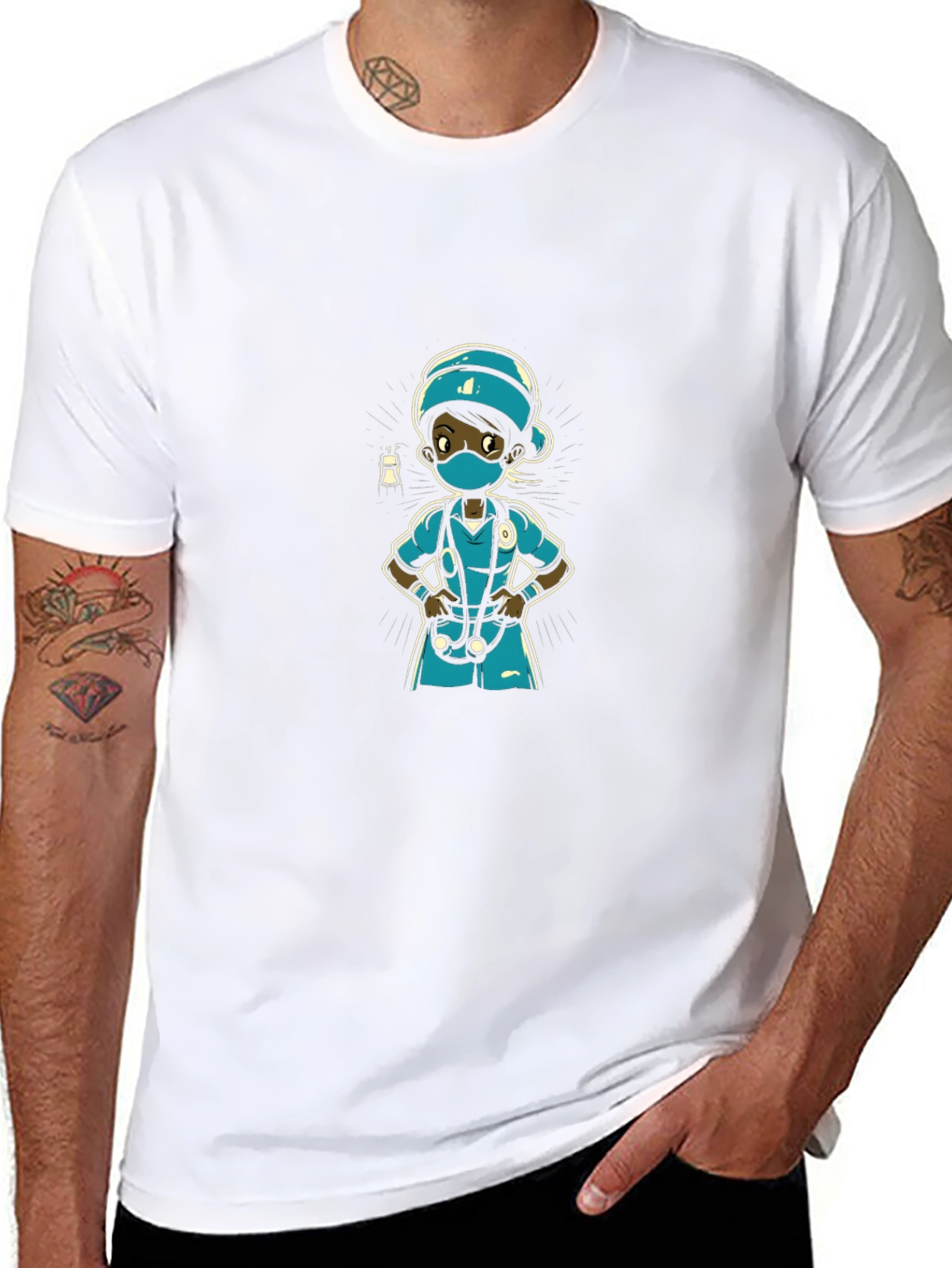 Cartoon Doctor T-Shirt