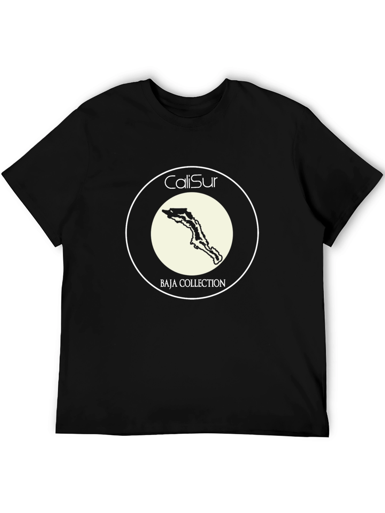 CaliSur Baja Collection Black T-Shirt