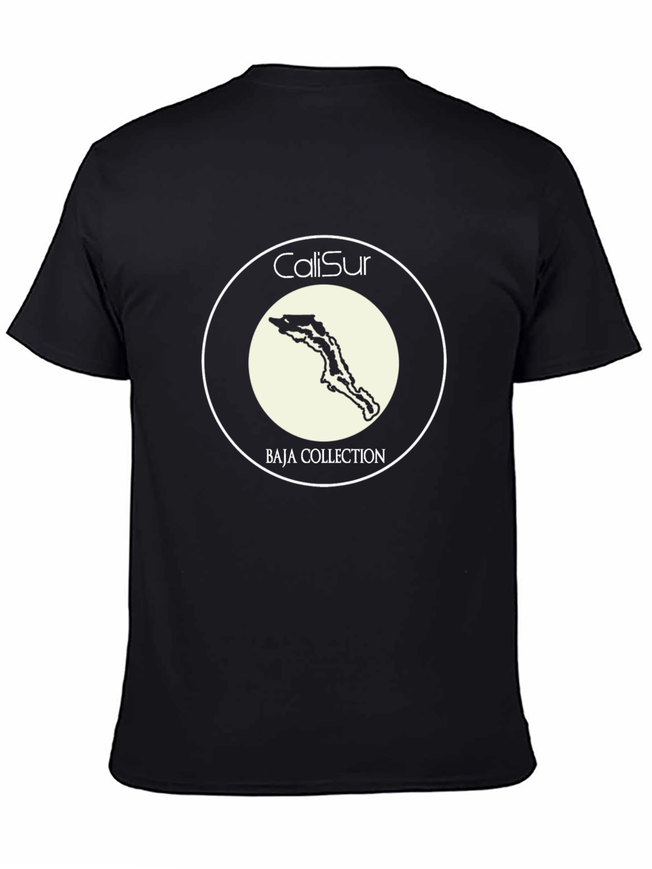 CaliSur Baja Collection Black T-Shirt