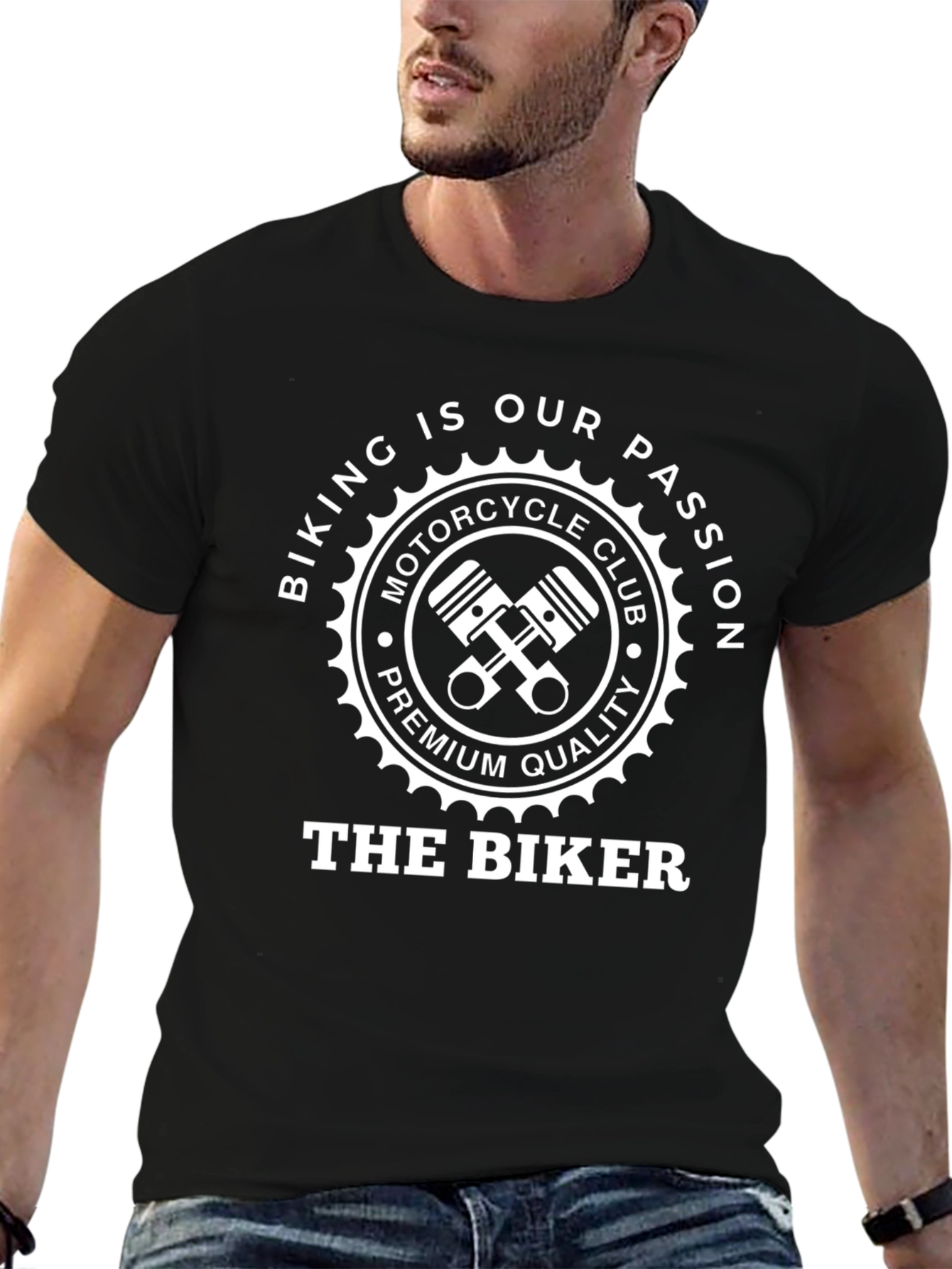 The Biker T-Shirt - Motorcycle Club Tee