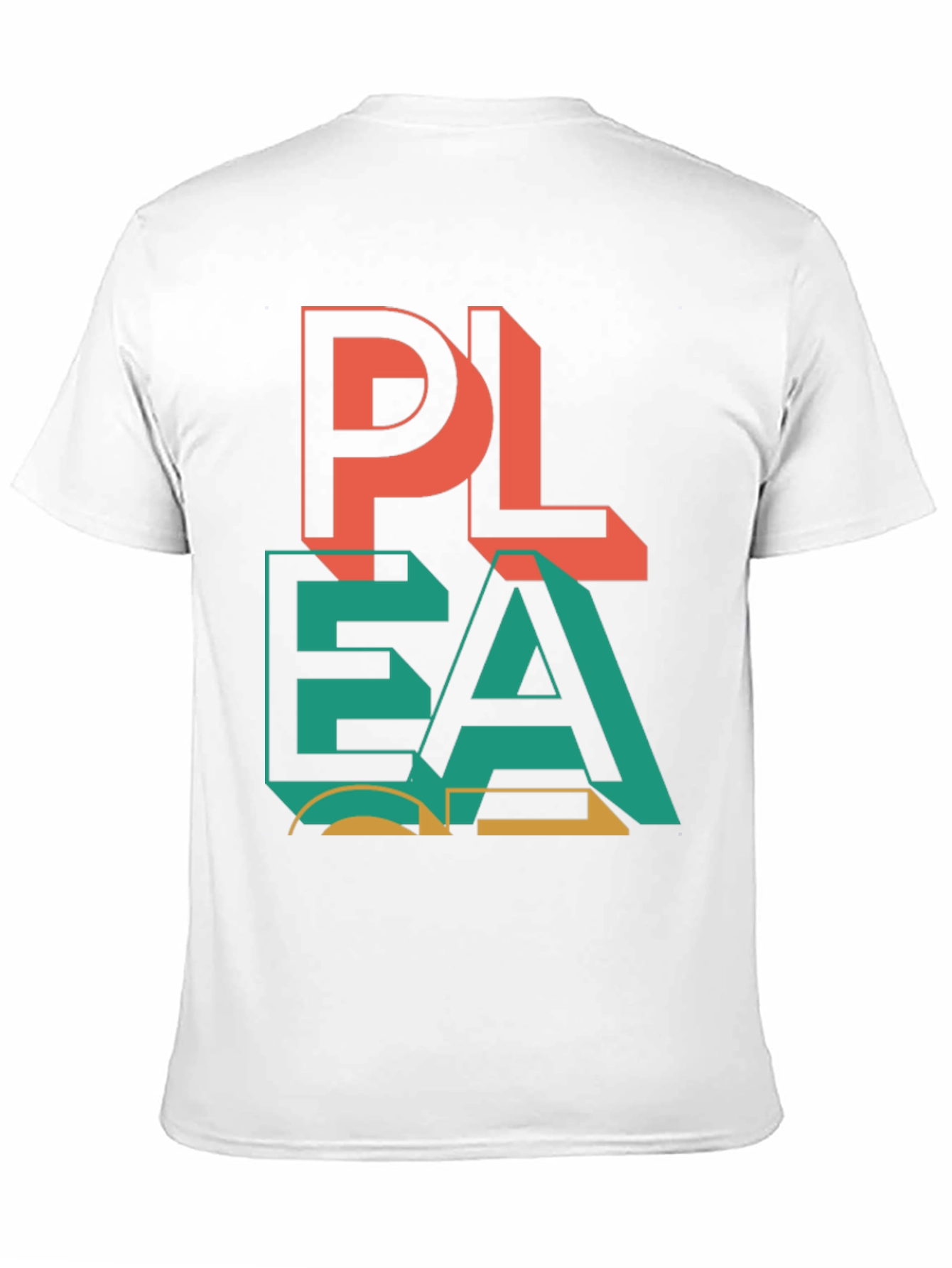 Bold Graphic Print Black T-Shirt