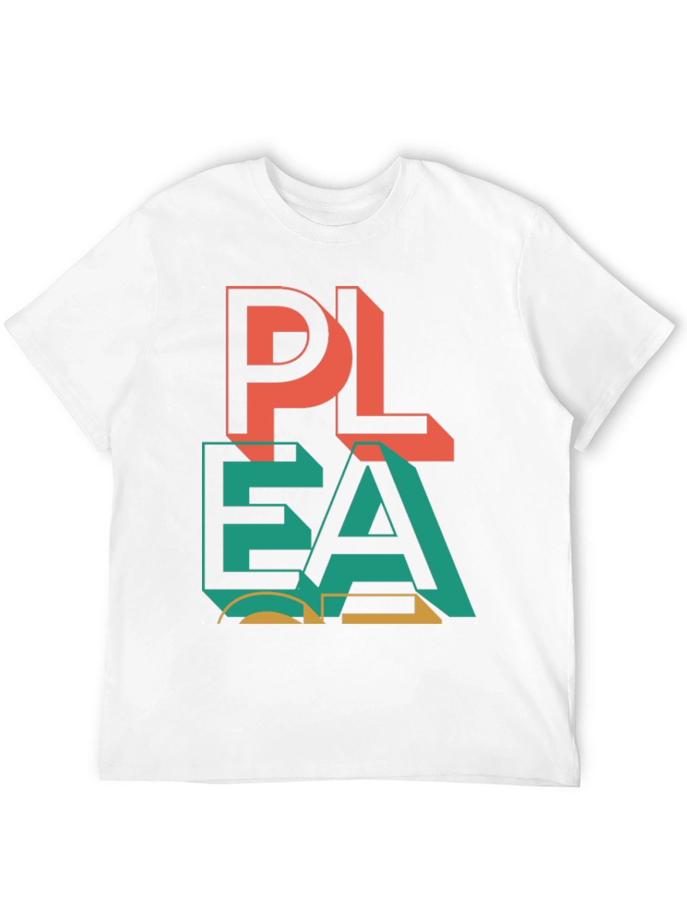 Bold Graphic Print Black T-Shirt