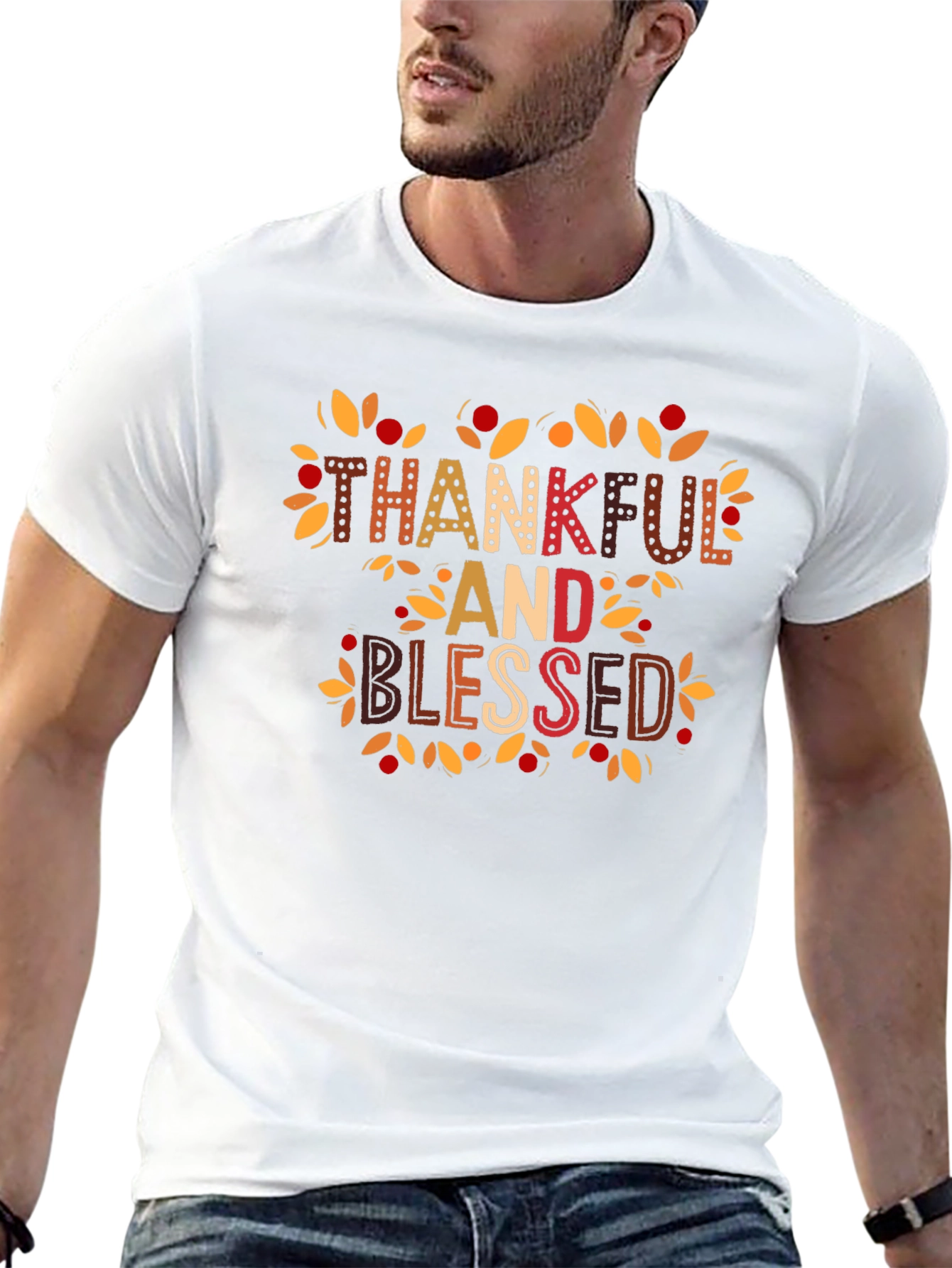 Thankful and Blessed Graphic Tee