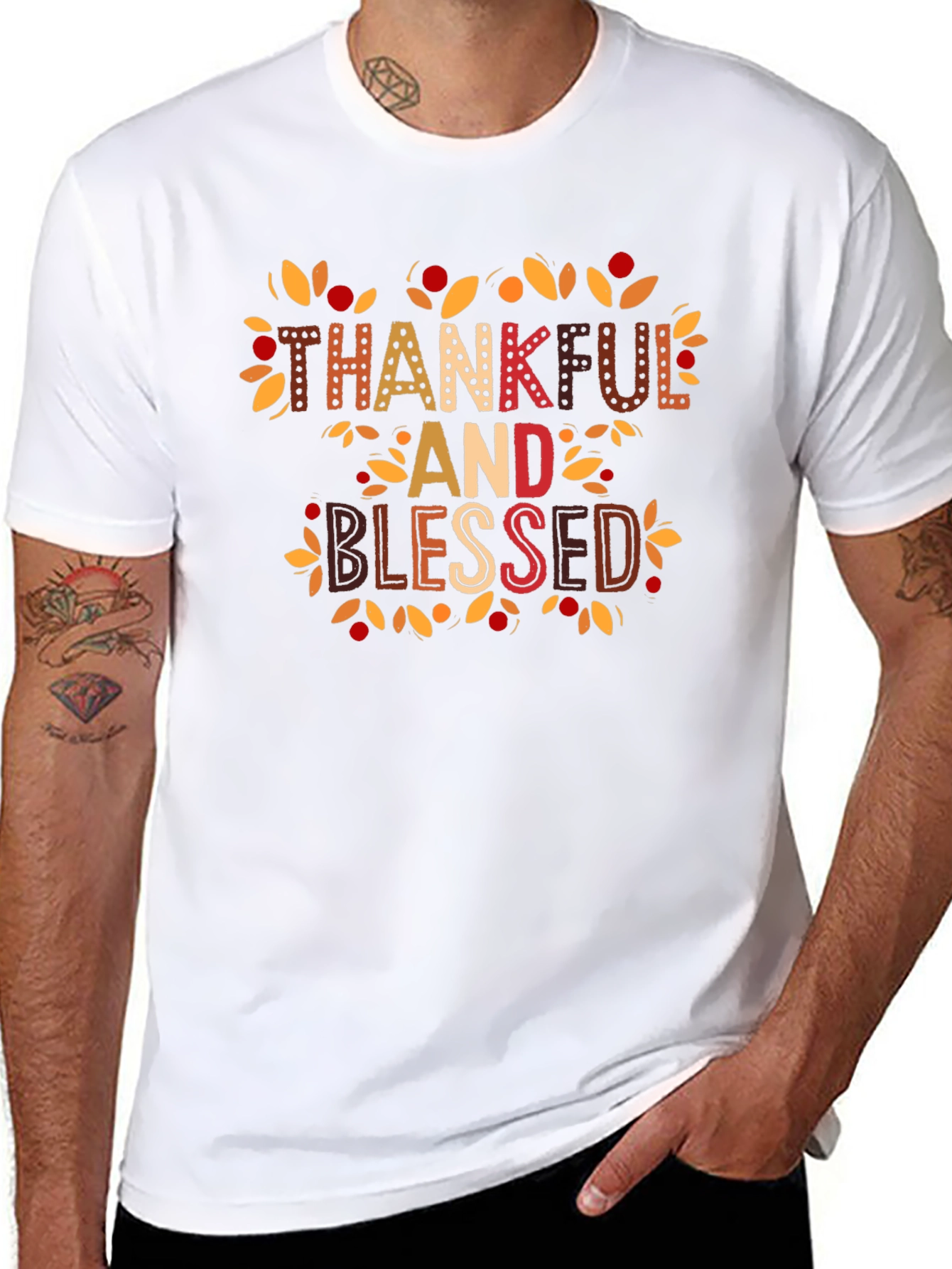 Thankful and Blessed Graphic Tee