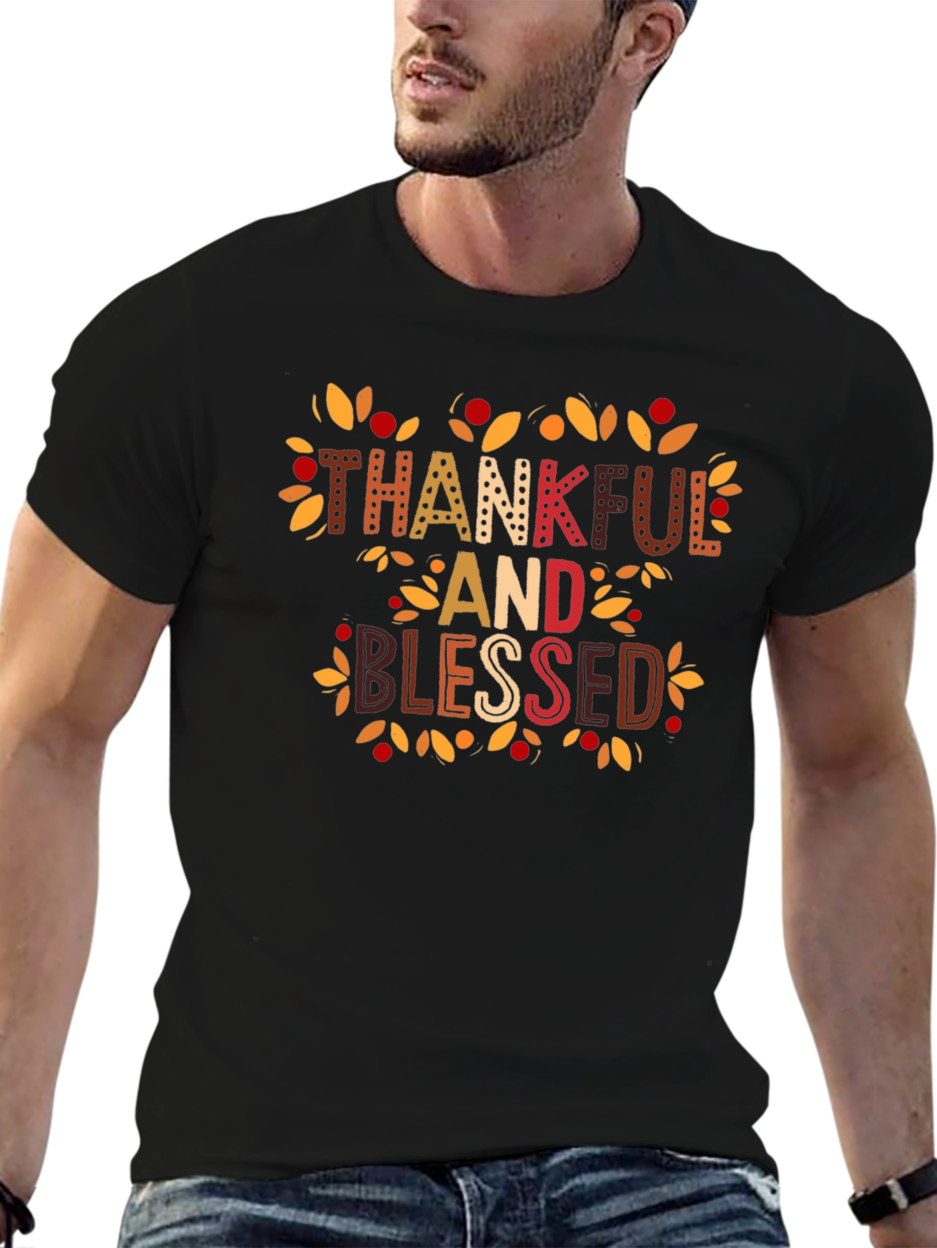 Thankful and Blessed Graphic Tee