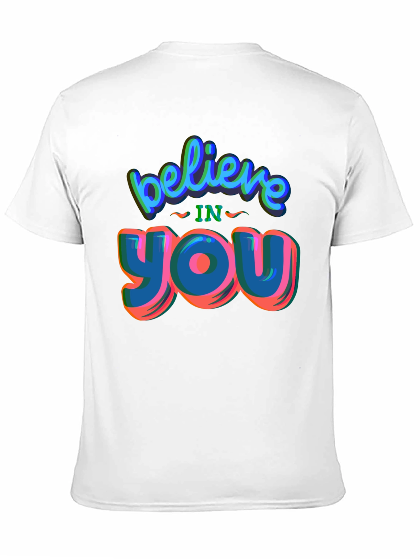 Believe In You Graphic Tee - Stylish Black T-Shirt
