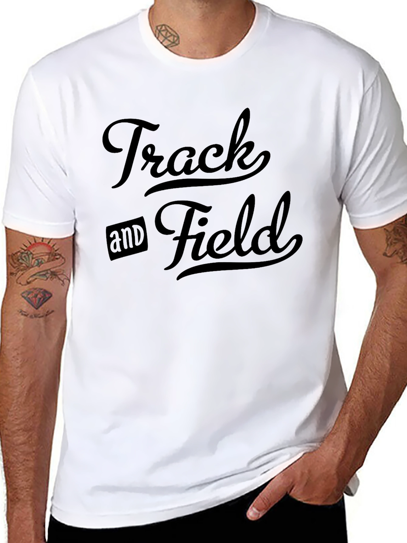 Track and Field T-Shirt - Athletic Sportswear Tee