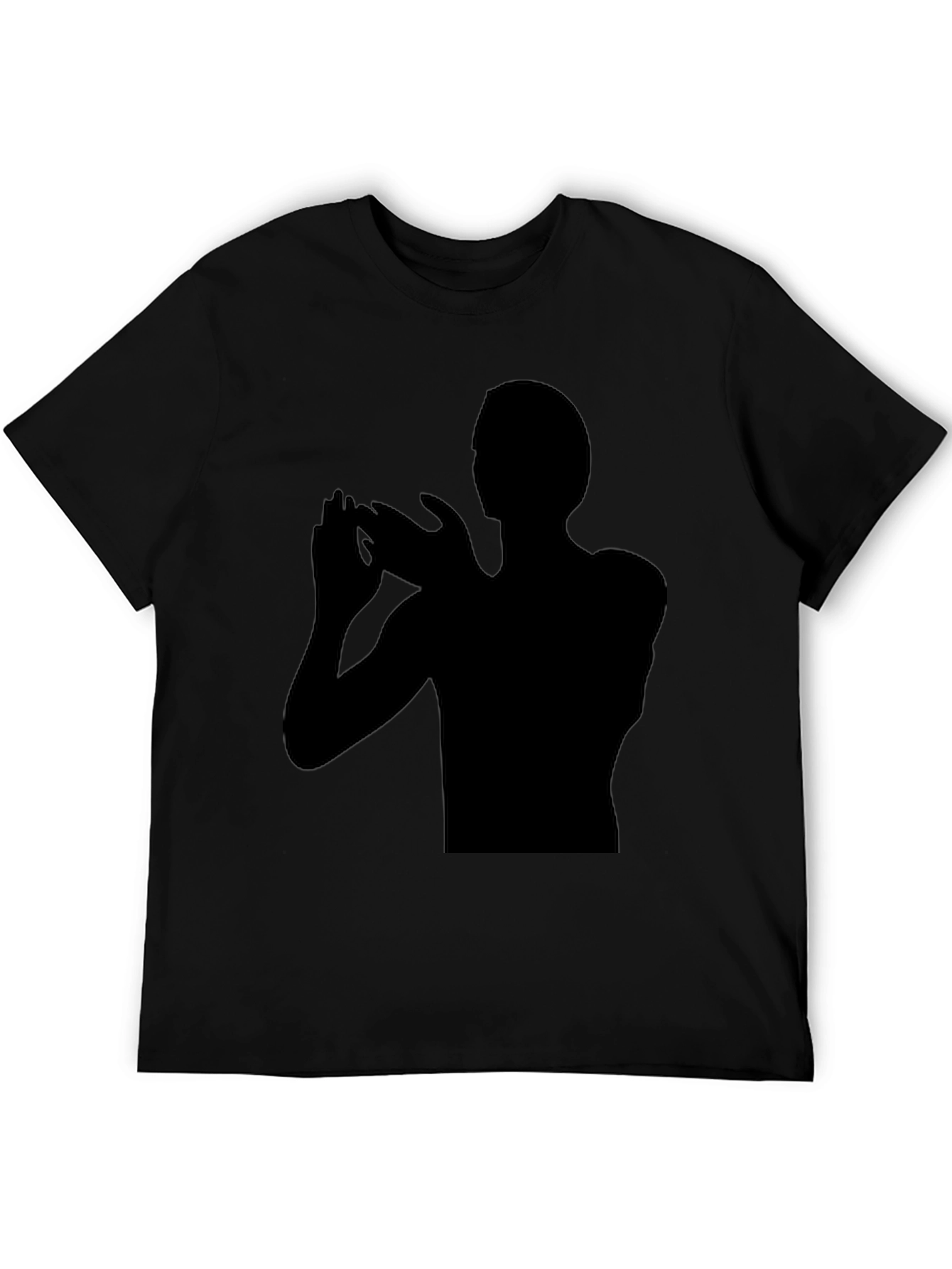 Silhouette Graphic Black T-Shirt