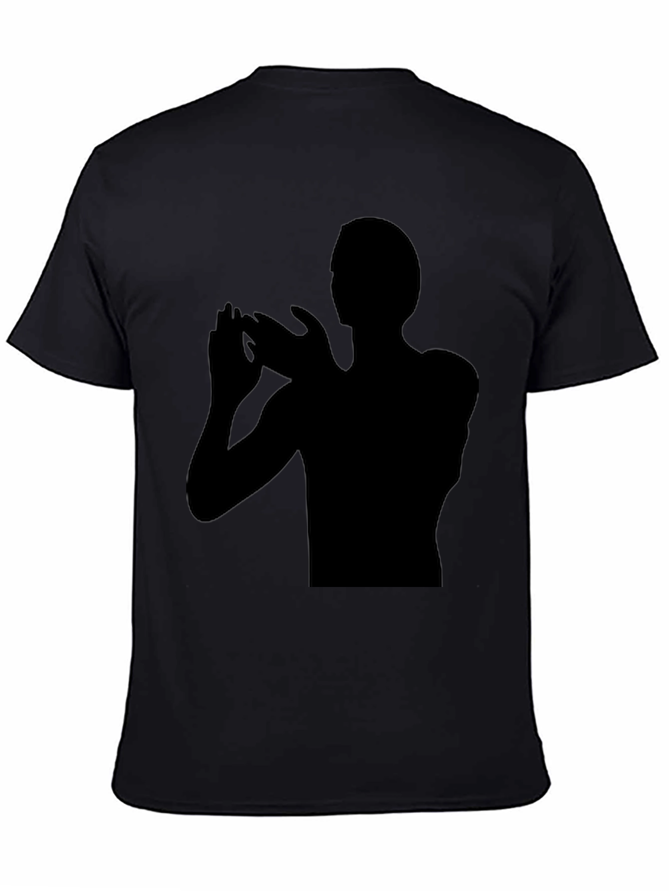 Silhouette Graphic Black T-Shirt