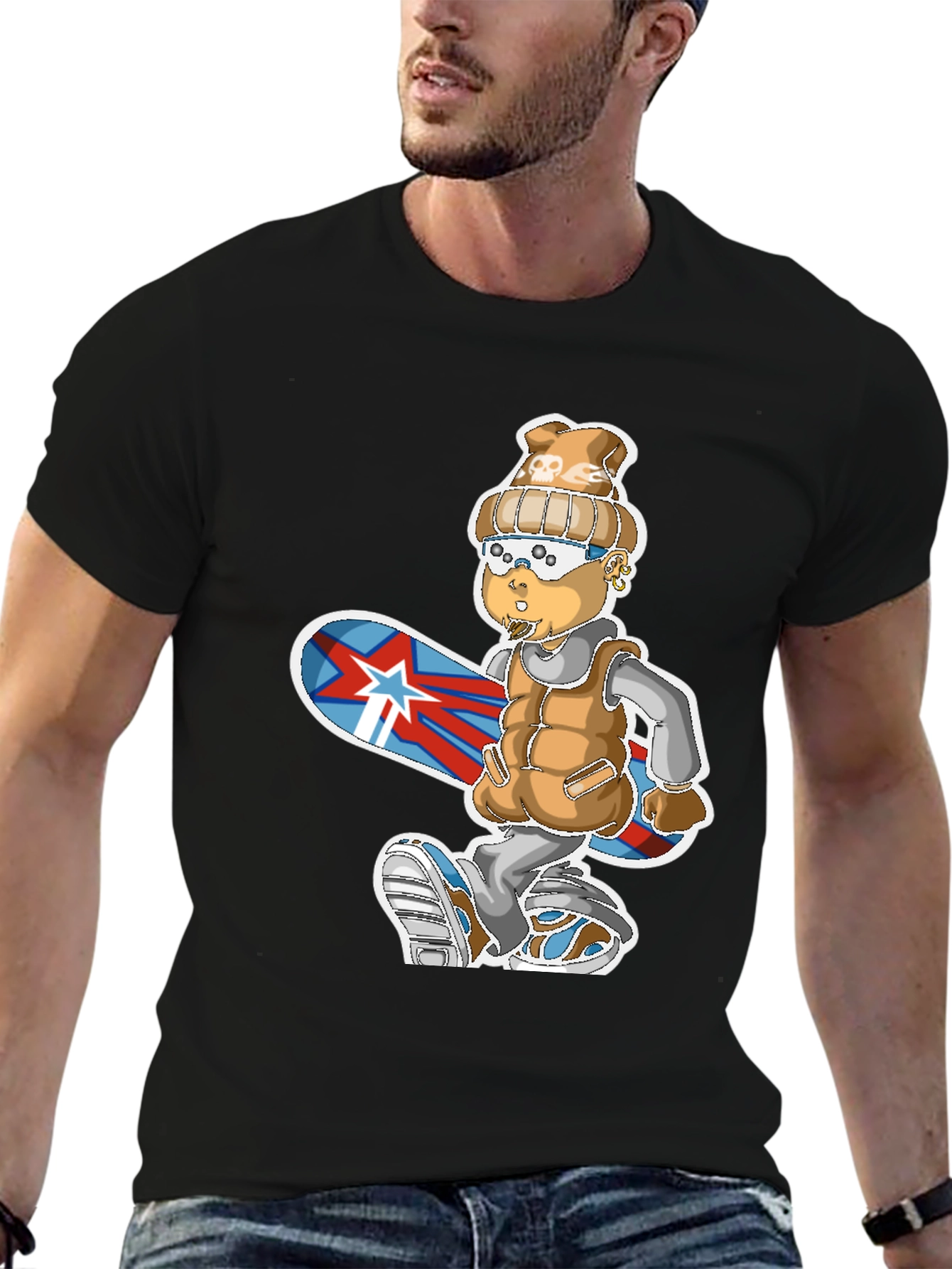 Snowboarder Graphic Tee - Urban Cool Style