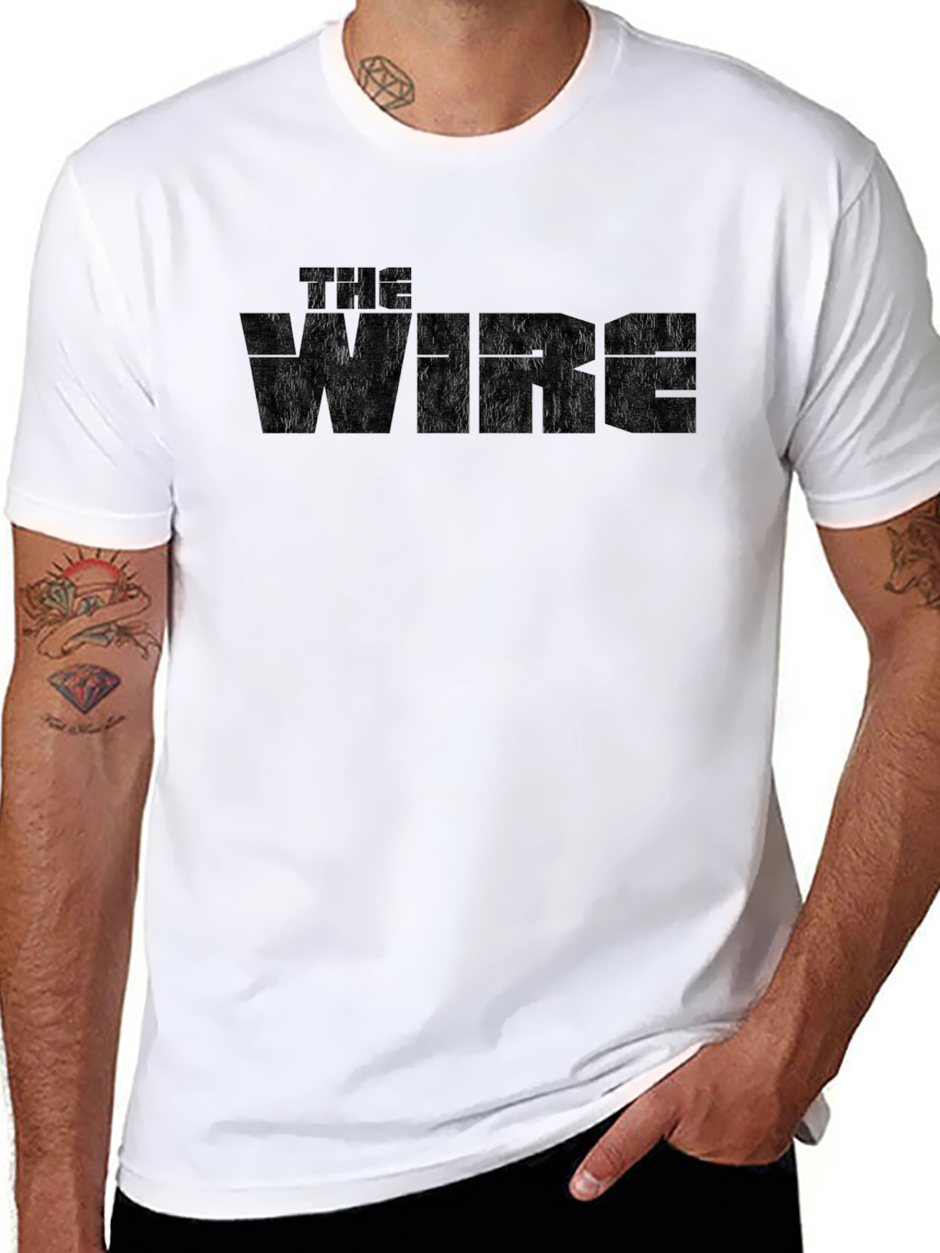 The Wire Graphic T-Shirt - Black
