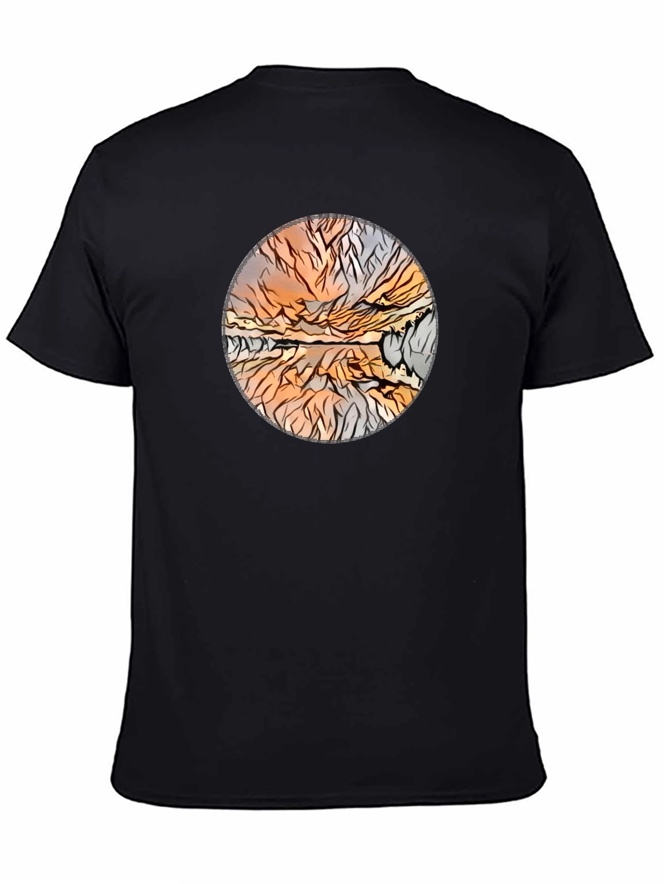 Abstract Landscape Print Tee