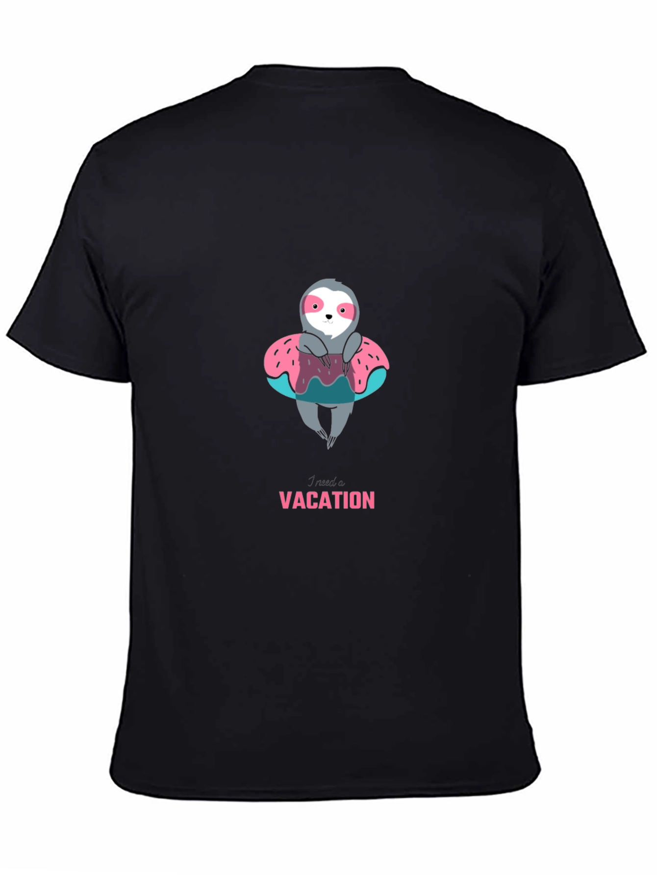 Sloth on Vacation Graphic Tee - Relaxed Fit
